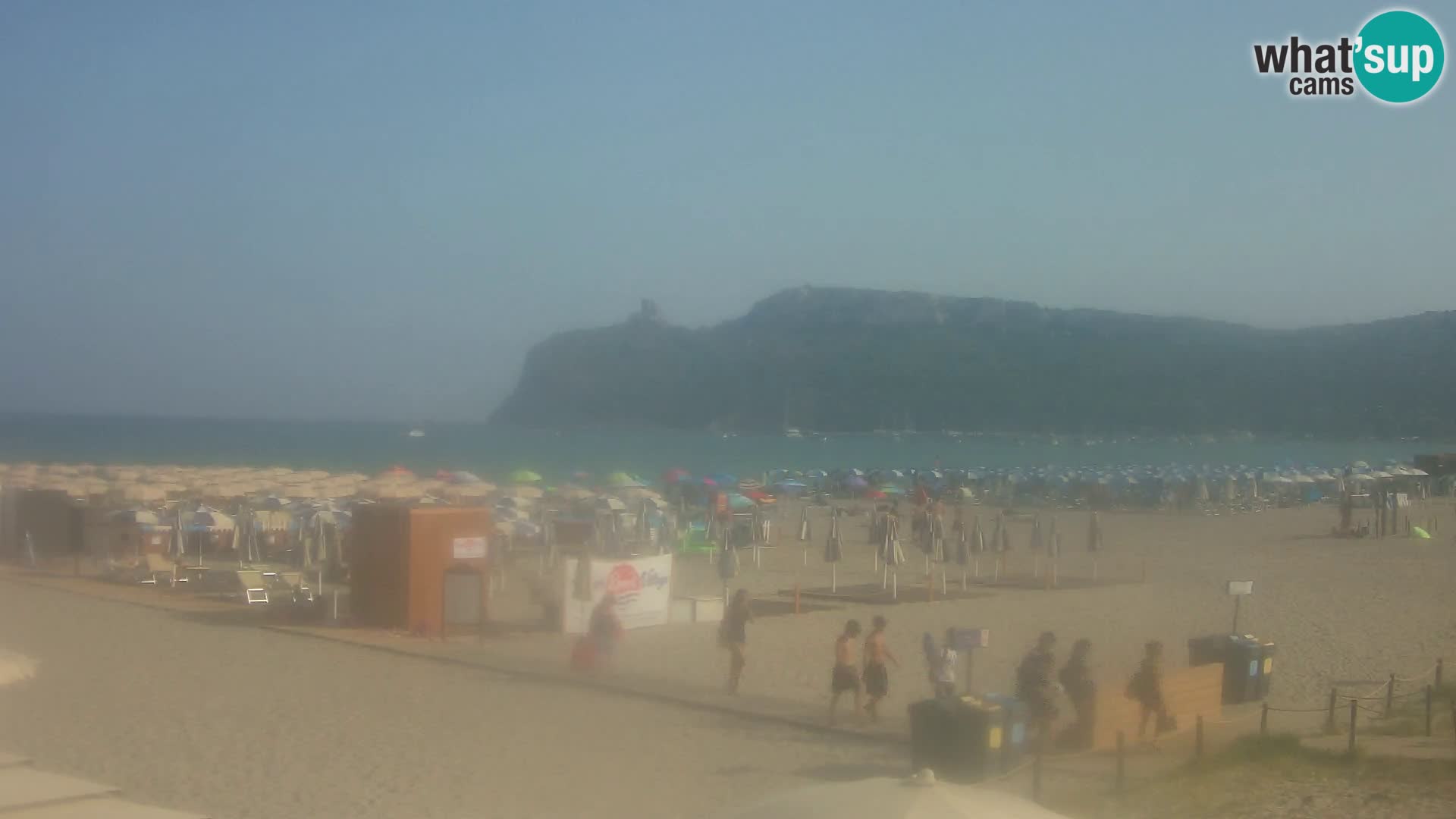 Webcam plage de Poetto | Cagliari | Sardaigne
