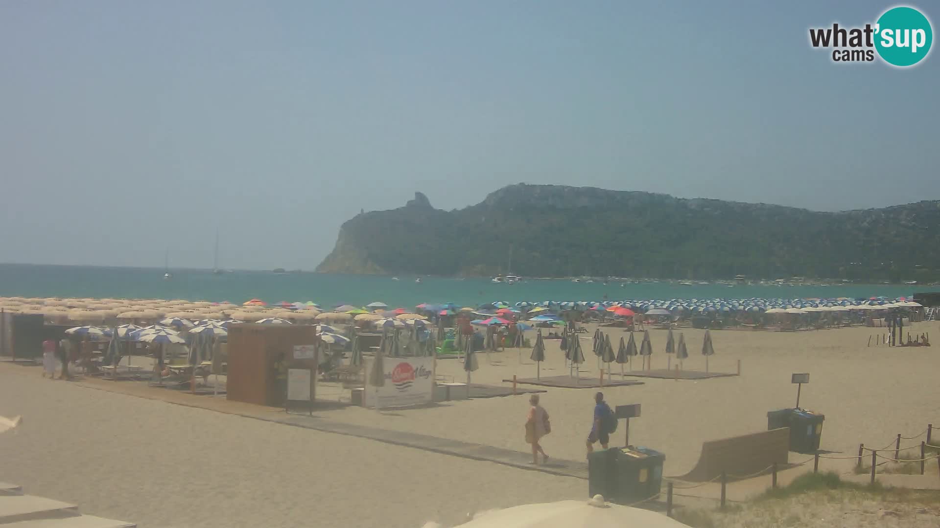 Webcam plage de Poetto | Cagliari | Sardaigne