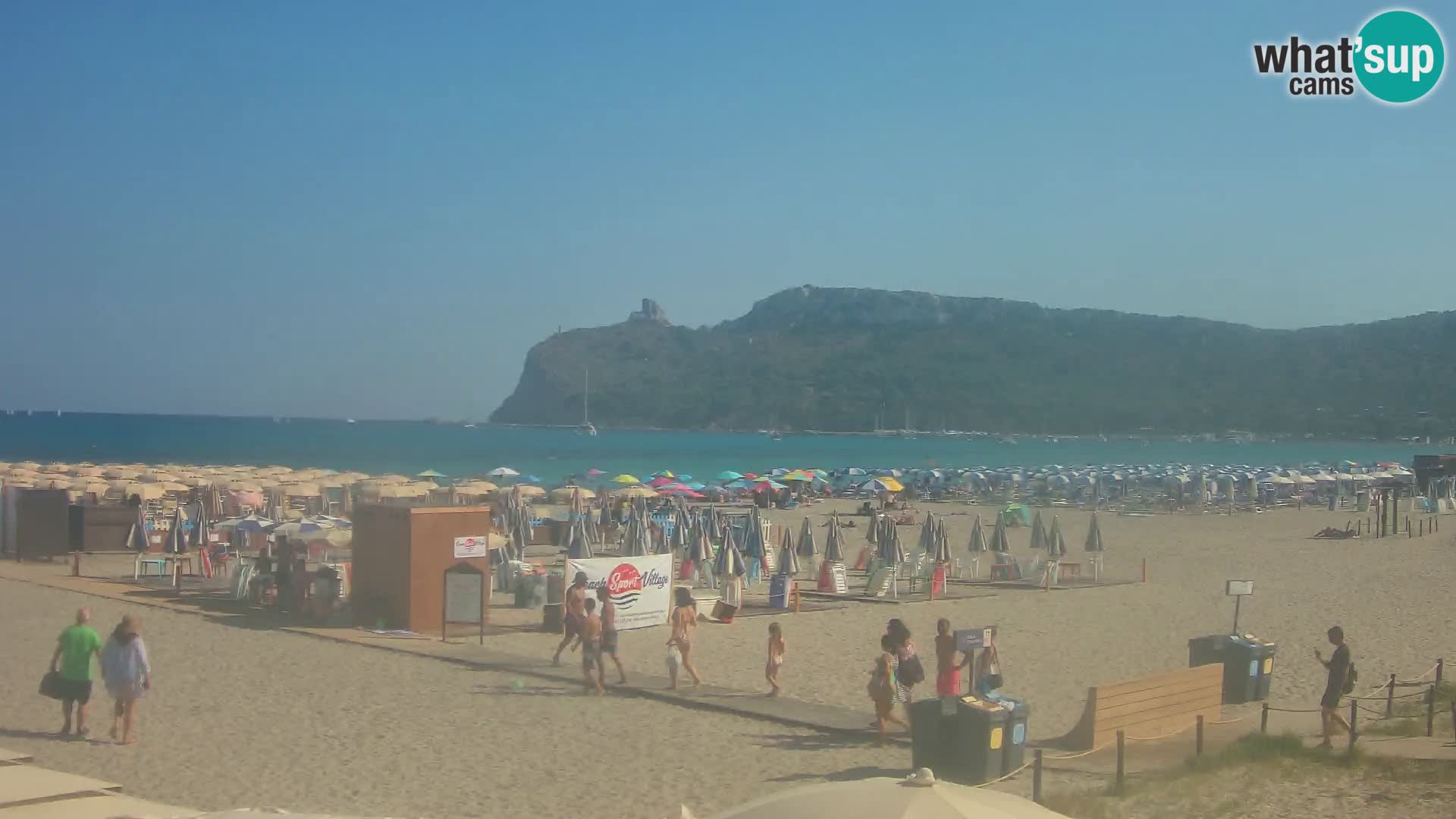 Poetto beach webcam | Cagliari | Sardinija