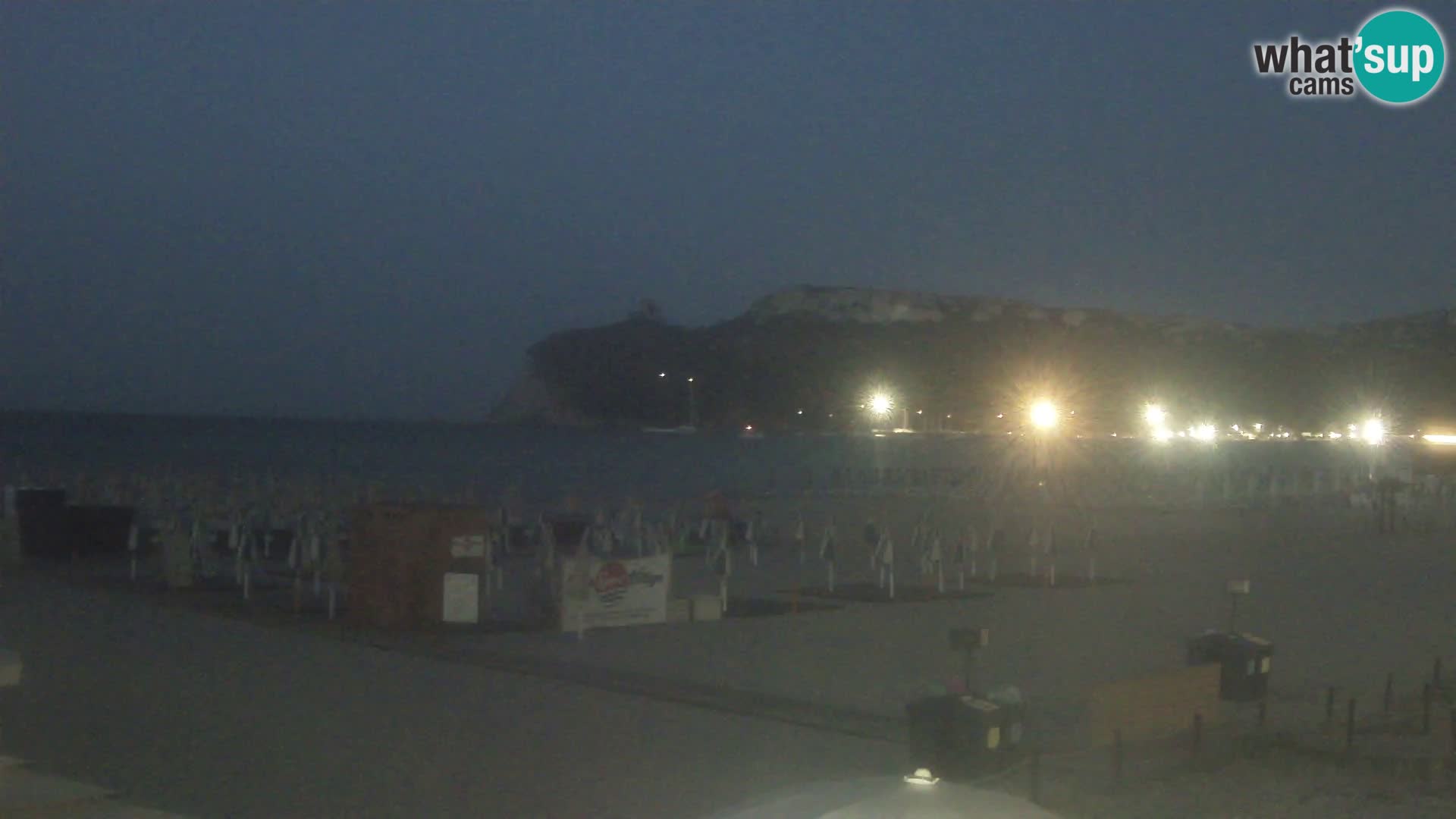 Poetto beach webcam | Cagliari | Sardinija