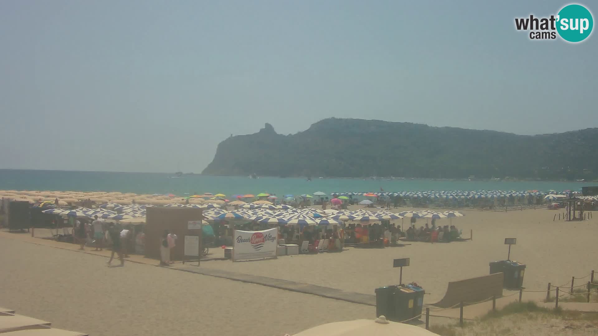 Poetto beach webcam | Cagliari | Sardinija