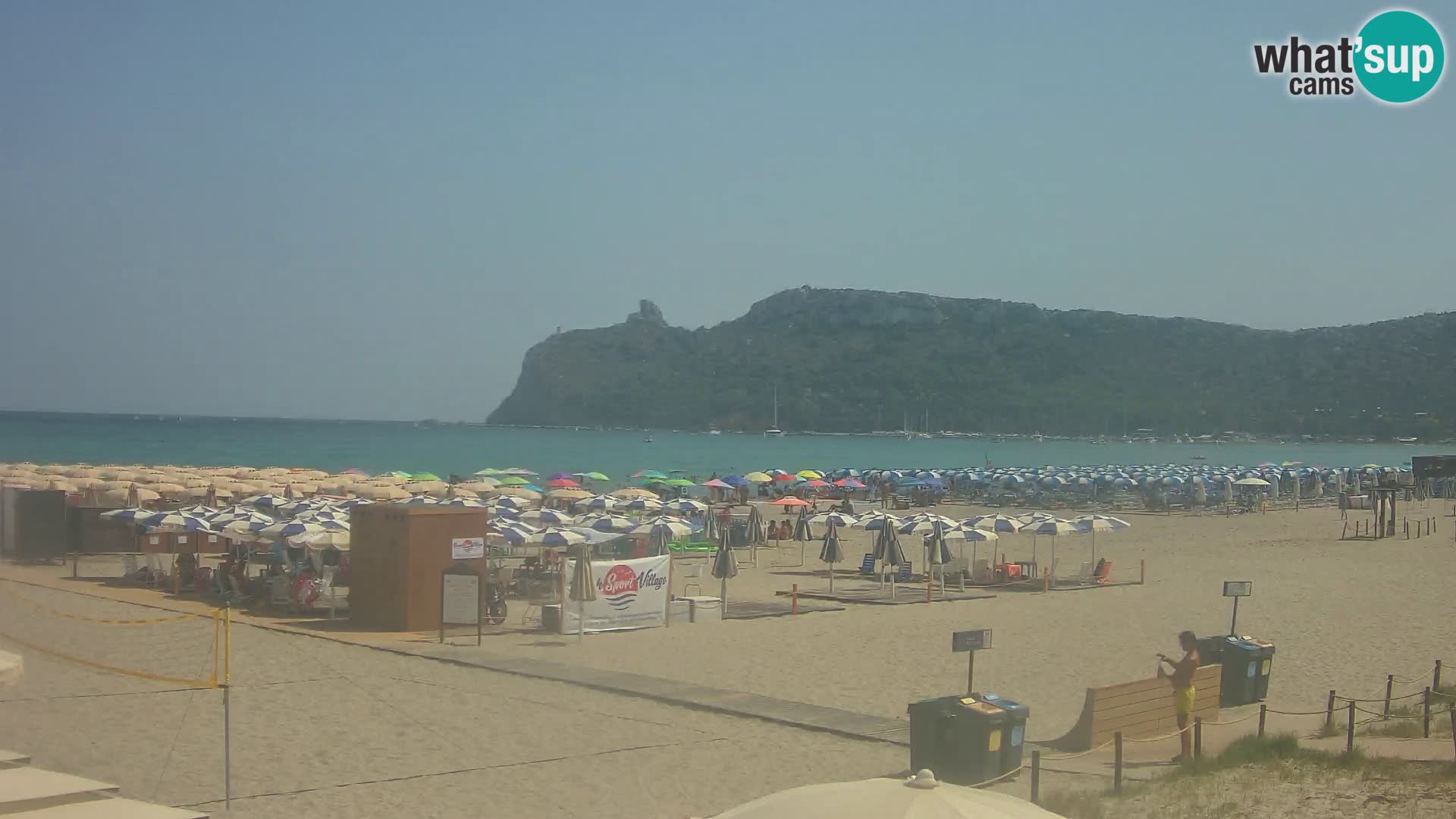 Webcam plage de Poetto | Cagliari | Sardaigne