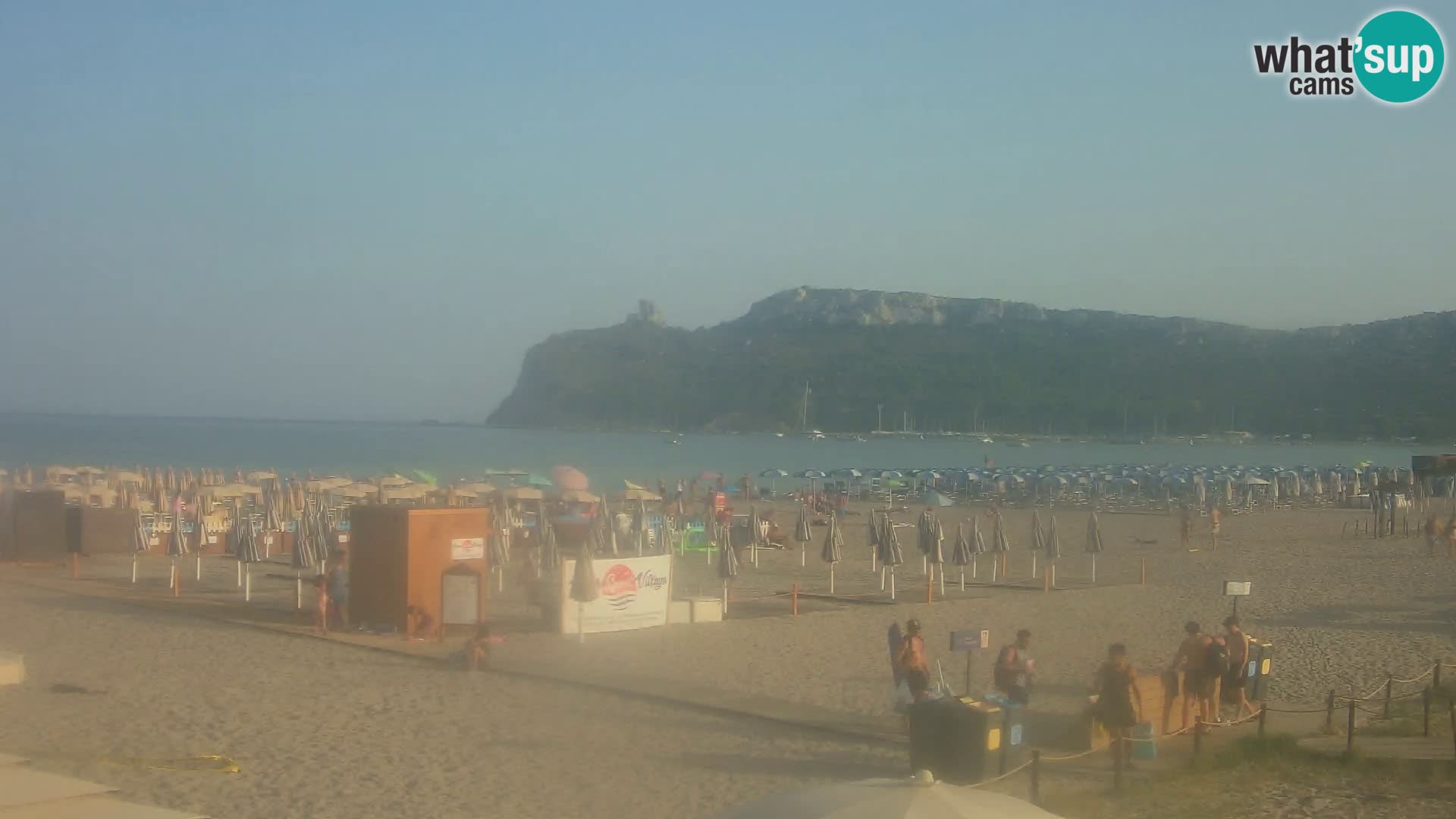 Poetto beach webcam | Cagliari | Sardinija
