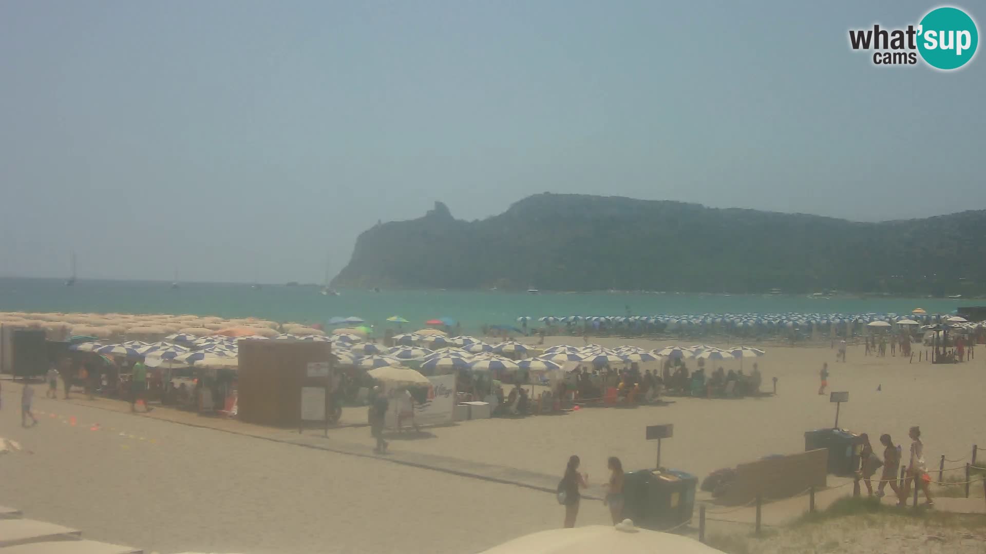 Poetto beach webcam | Cagliari | Sardinija