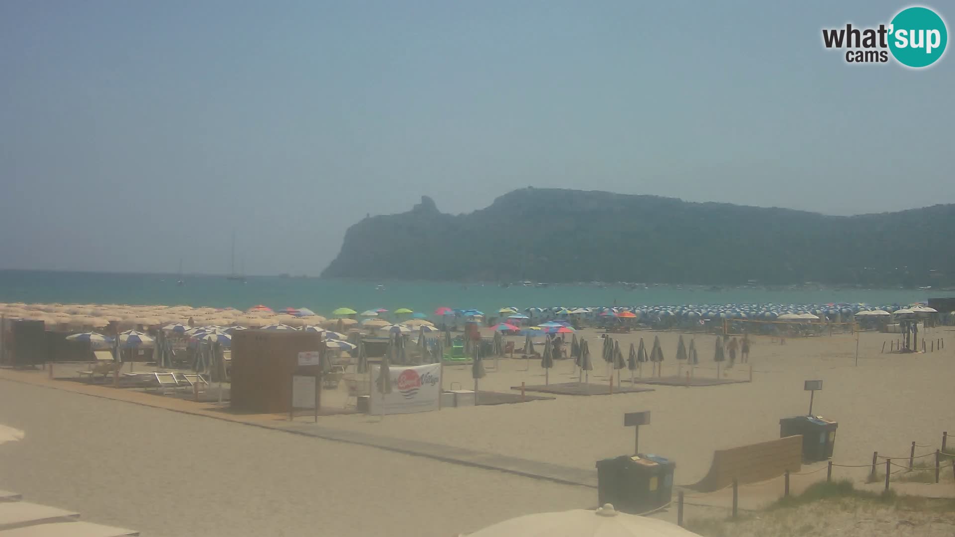 Webcam plage de Poetto | Cagliari | Sardaigne
