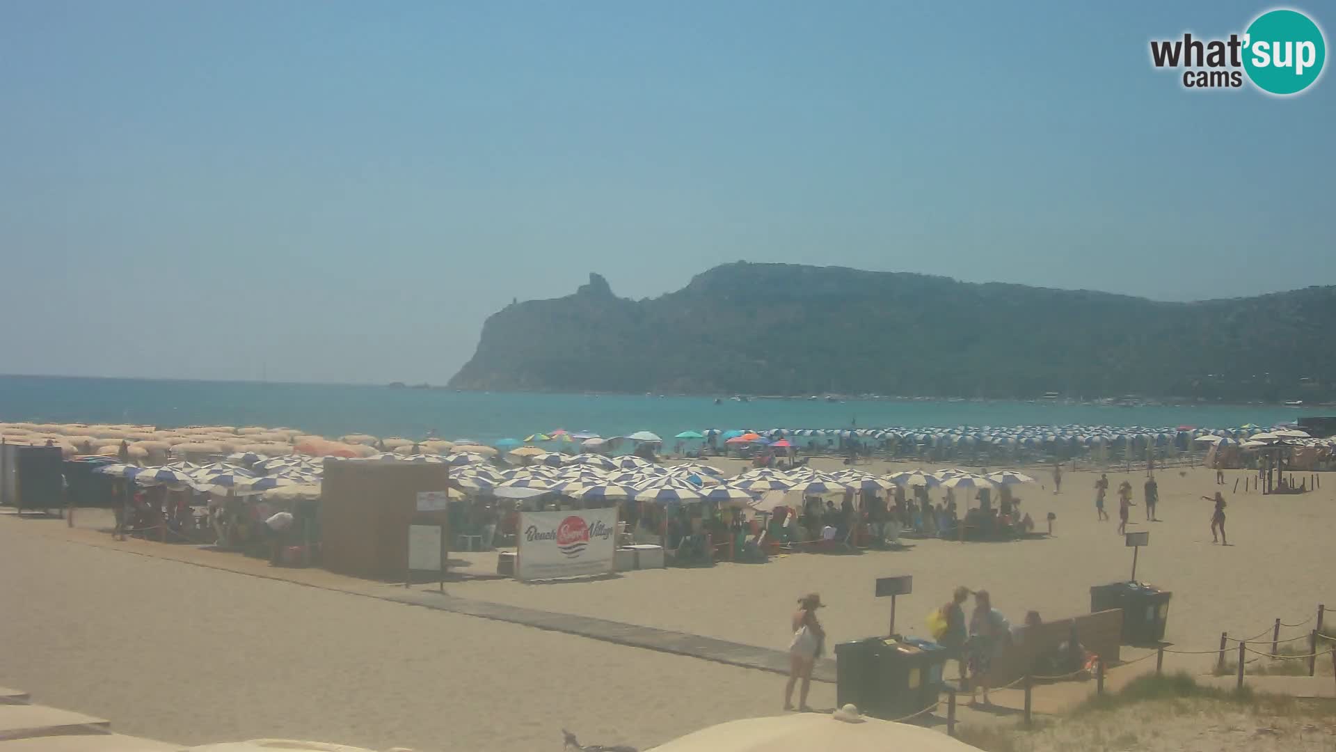 Poetto beach webcam | Cagliari | Sardinija