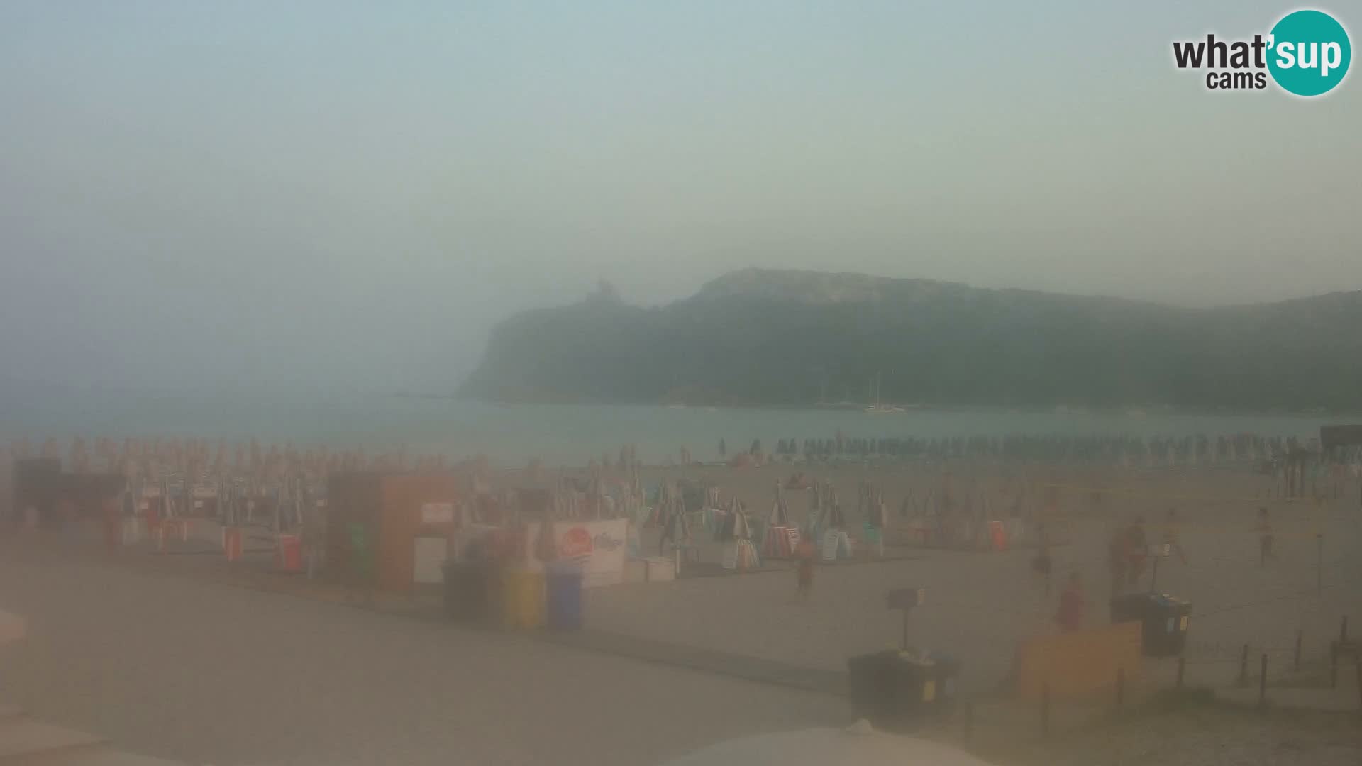 Poetto beach webcam | Cagliari | Sardinija