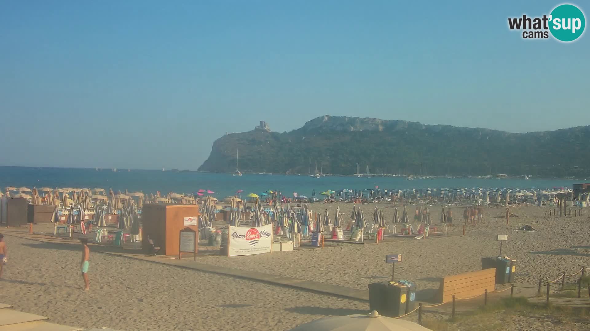 Webcam plage de Poetto | Cagliari | Sardaigne