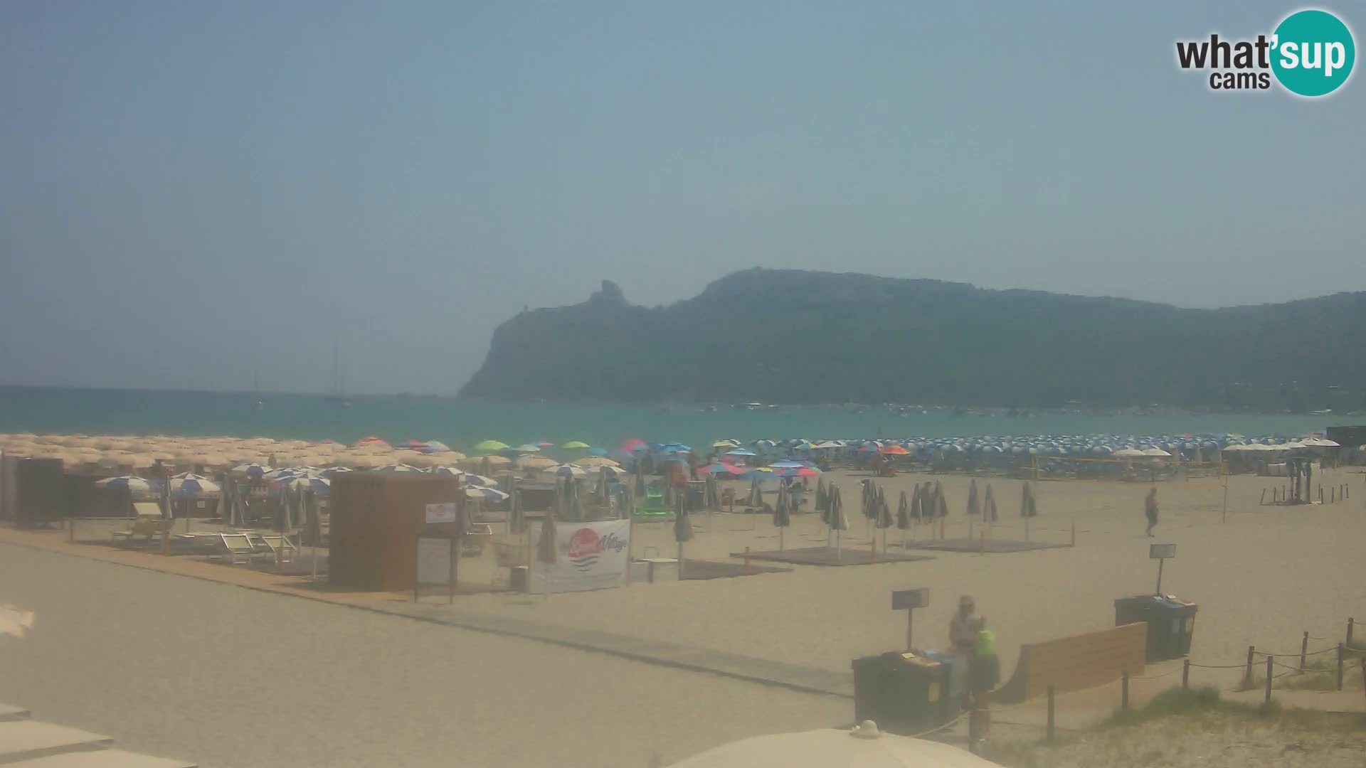 Poetto Strand Webcam | Cagliari | Sardinien