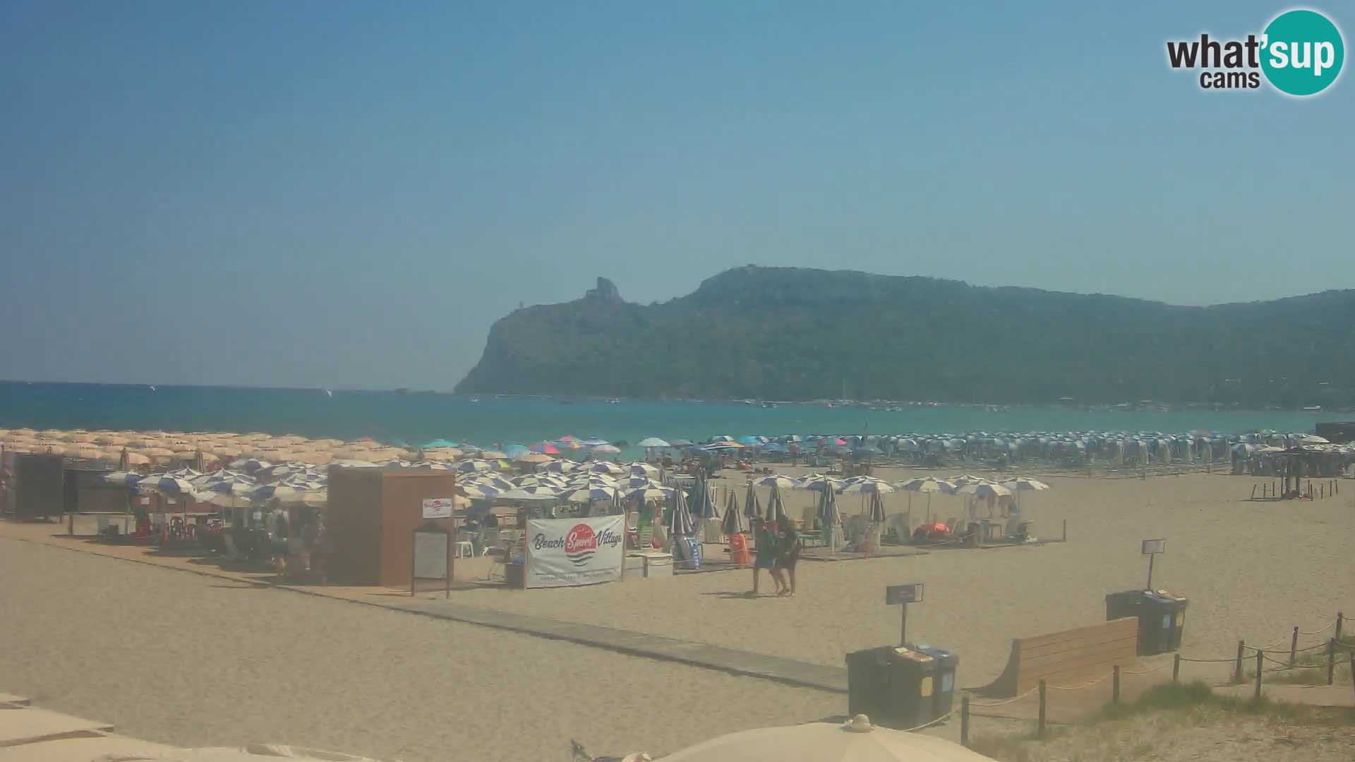 Poetto beach webcam | Cagliari | Sardinija
