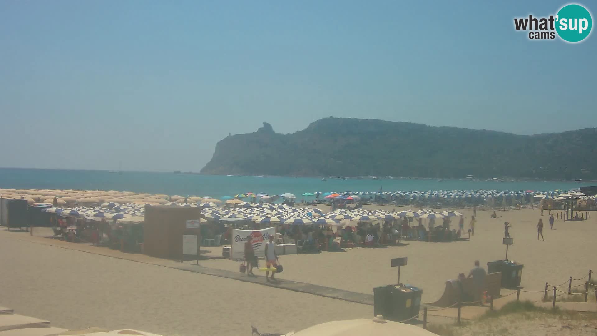 Poetto beach webcam | Cagliari | Sardinija