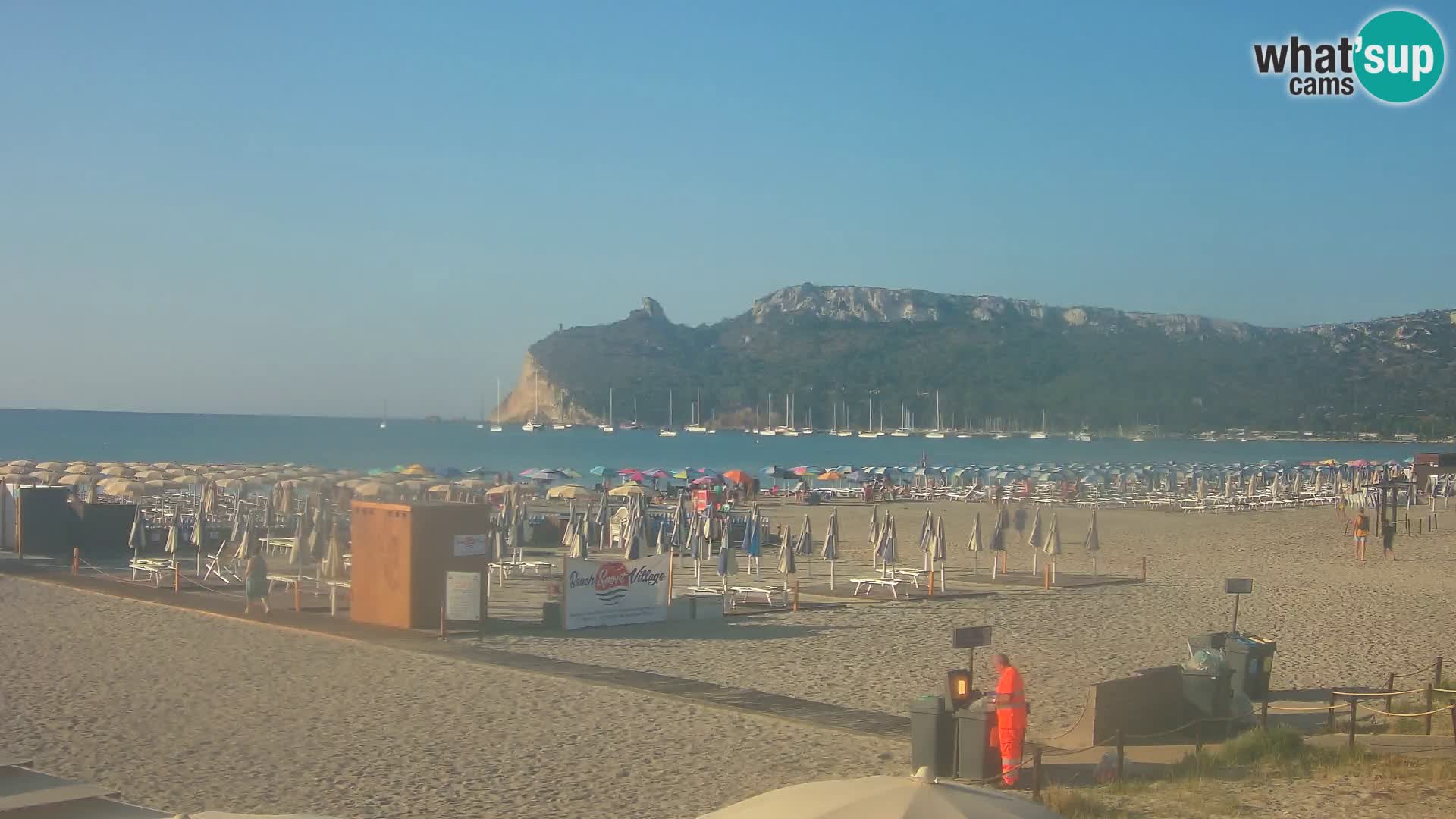 Poetto beach webcam | Cagliari | Sardinia