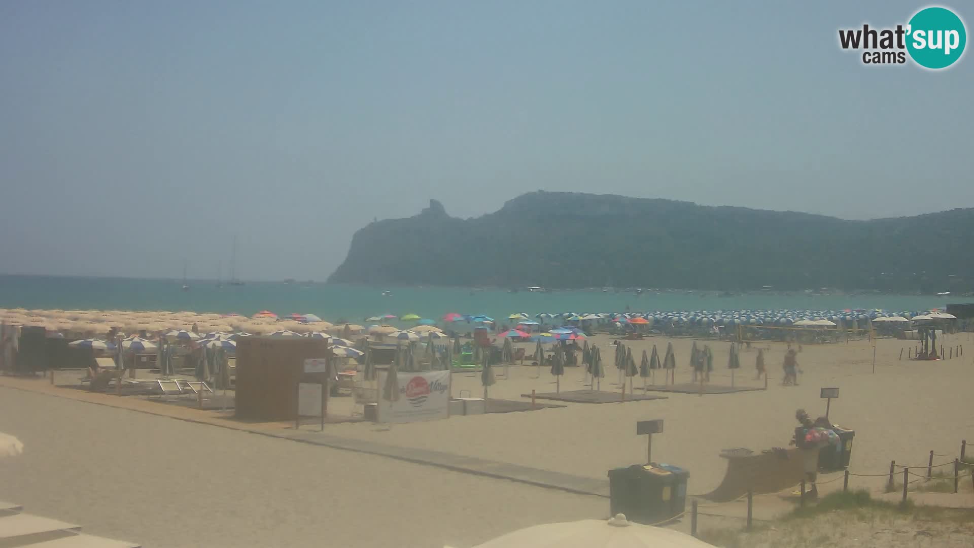 Webcam plage de Poetto | Cagliari | Sardaigne
