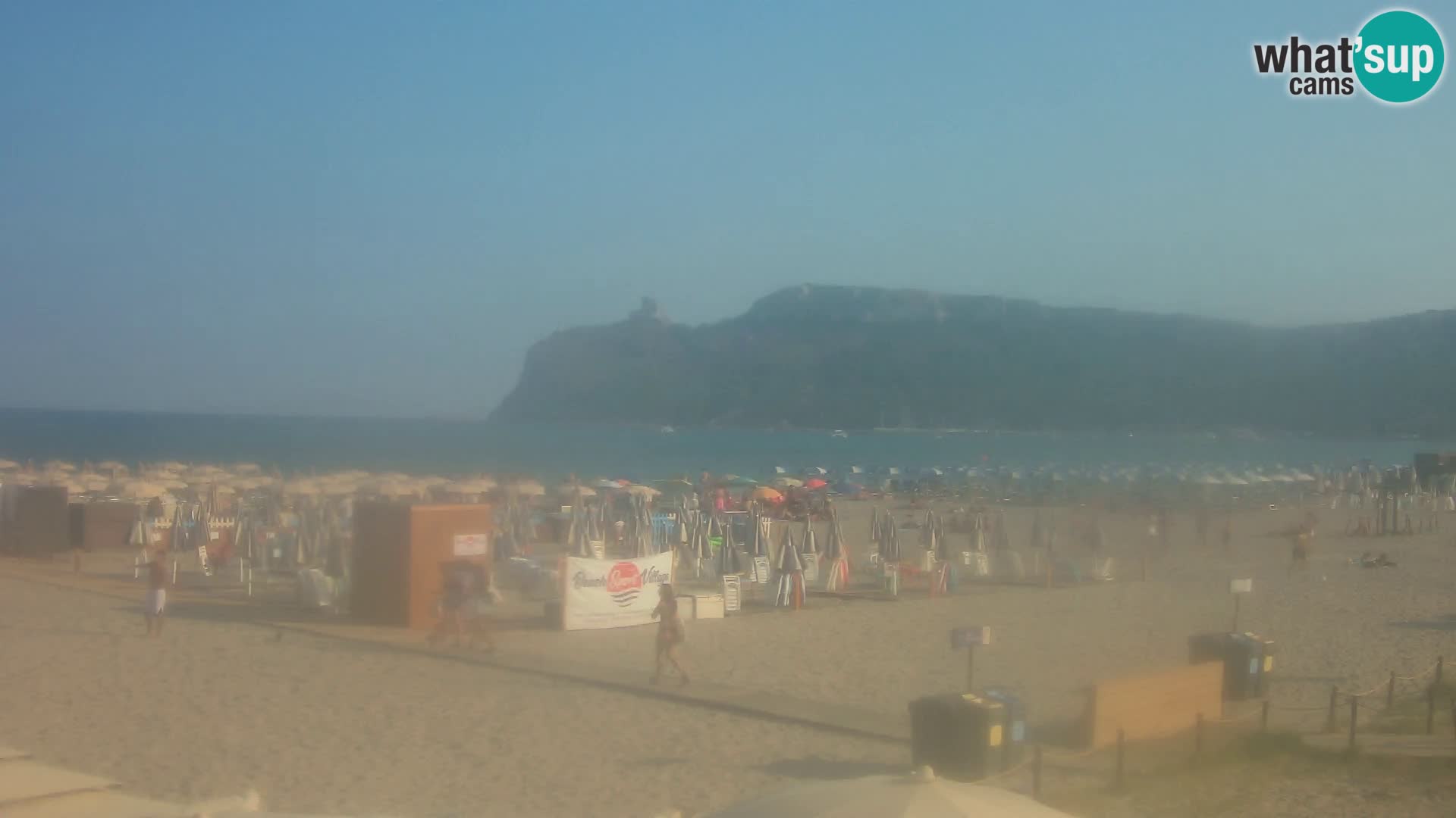 Poetto beach webcam | Cagliari | Sardinija