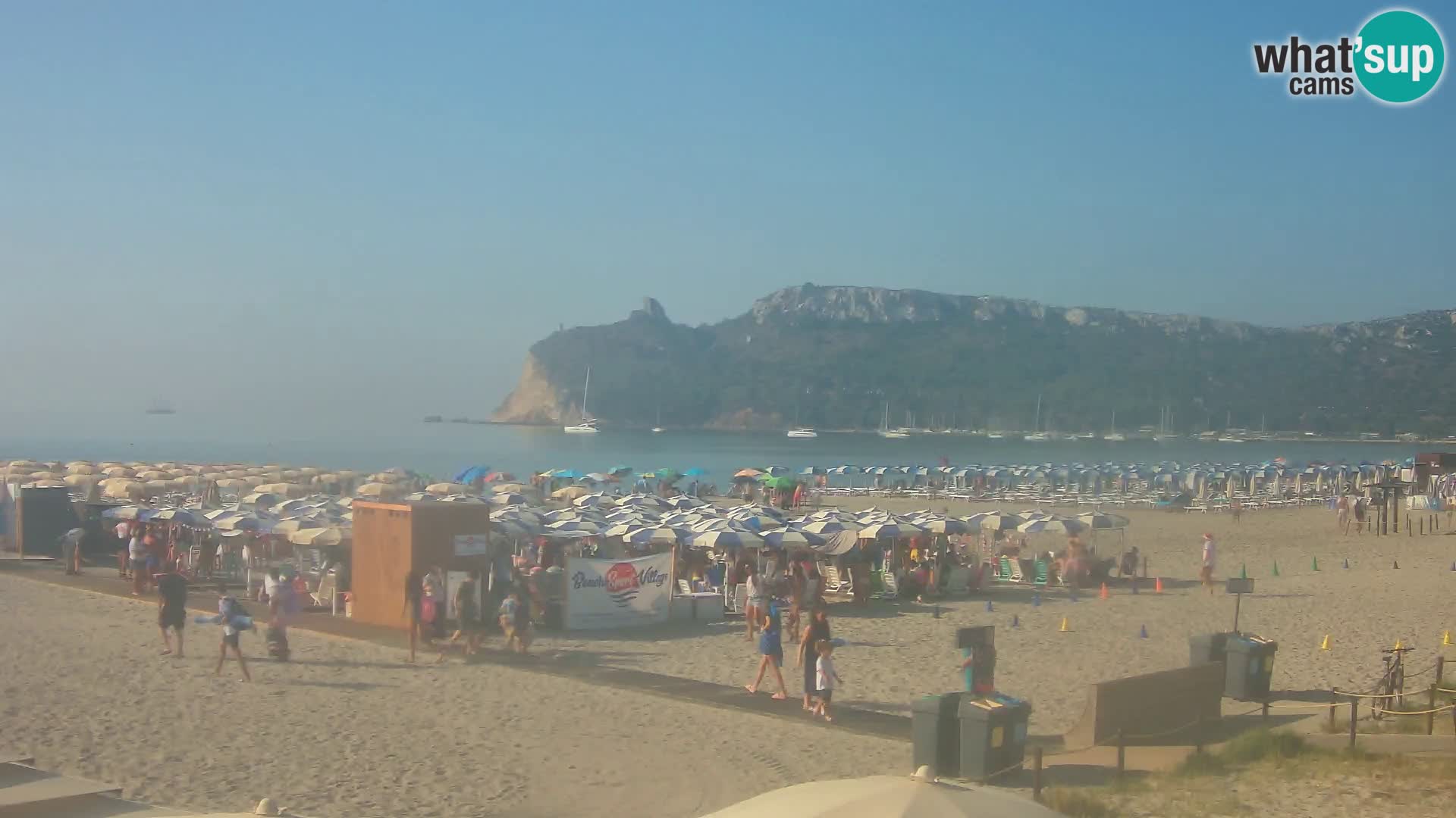 Poetto beach webcam | Cagliari | Sardinia