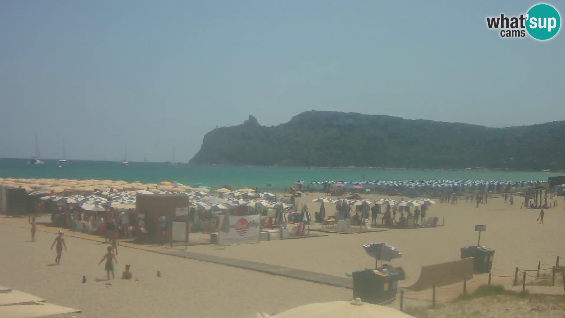 Poetto beach webcam | Cagliari | Sardinia