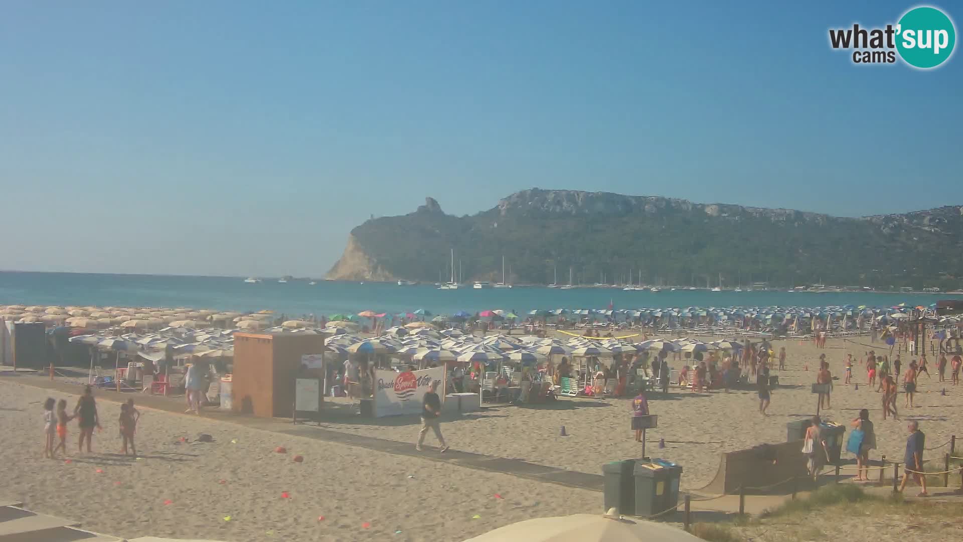 Poetto beach webcam | Cagliari | Sardinija