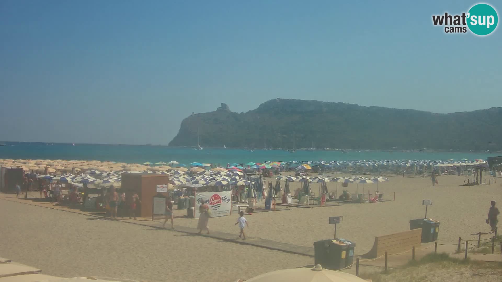 Poetto beach webcam | Cagliari | Sardinija