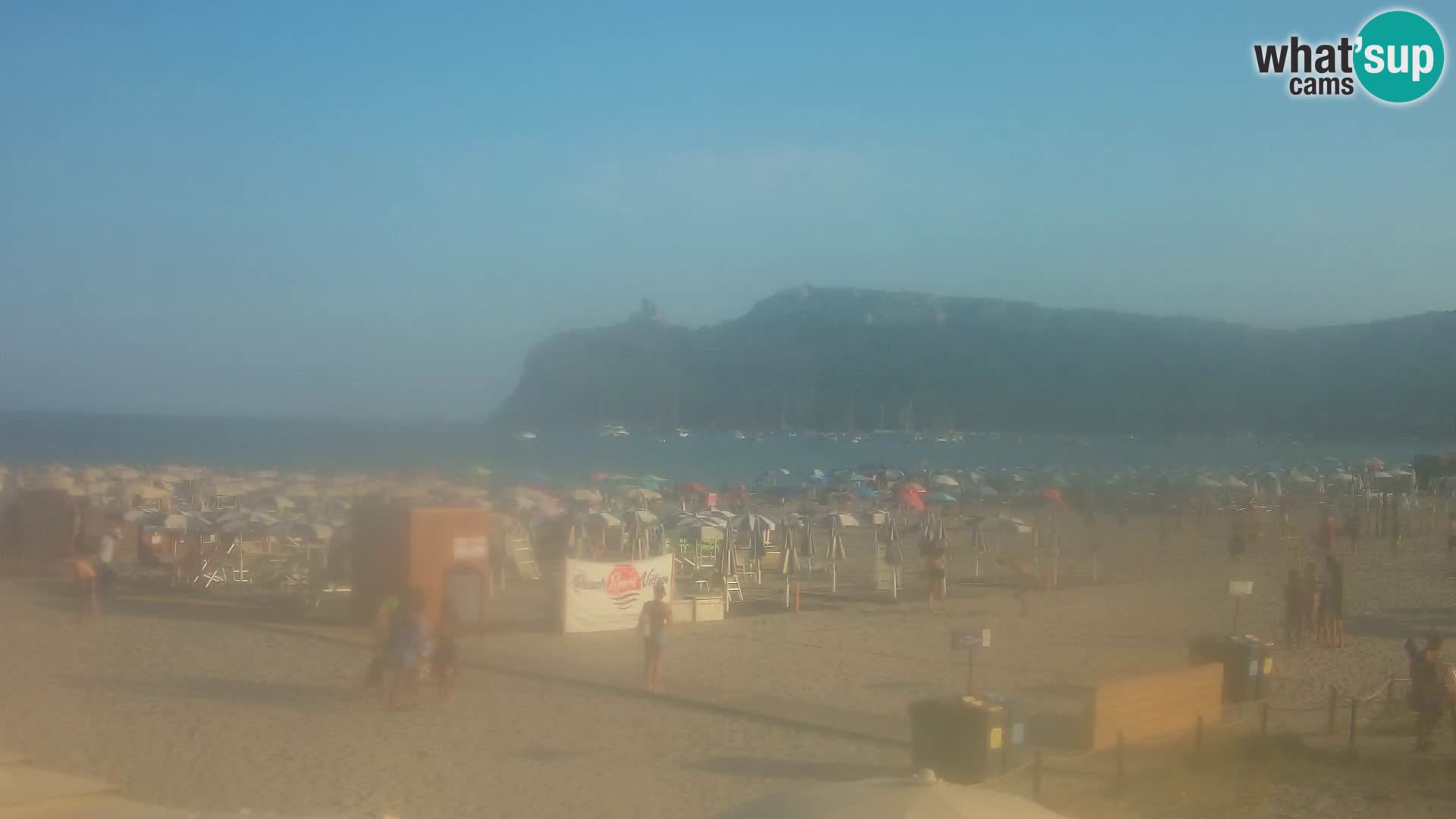 Poetto beach webcam | Cagliari | Sardinia