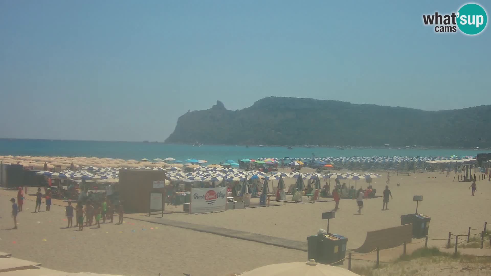 Poetto beach webcam | Cagliari | Sardinija