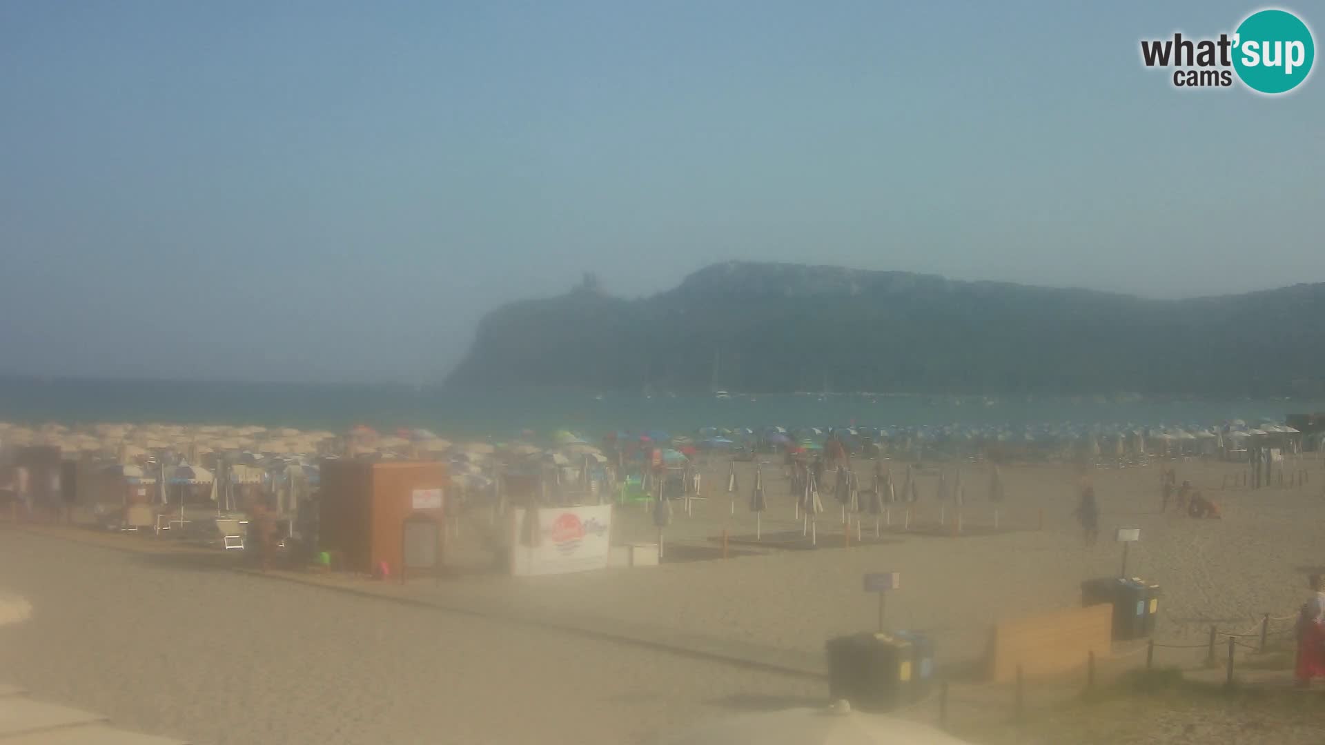 Webcam plage de Poetto | Cagliari | Sardaigne