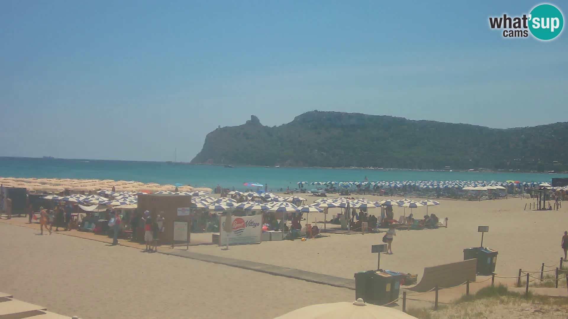 Webcam plage de Poetto | Cagliari | Sardaigne