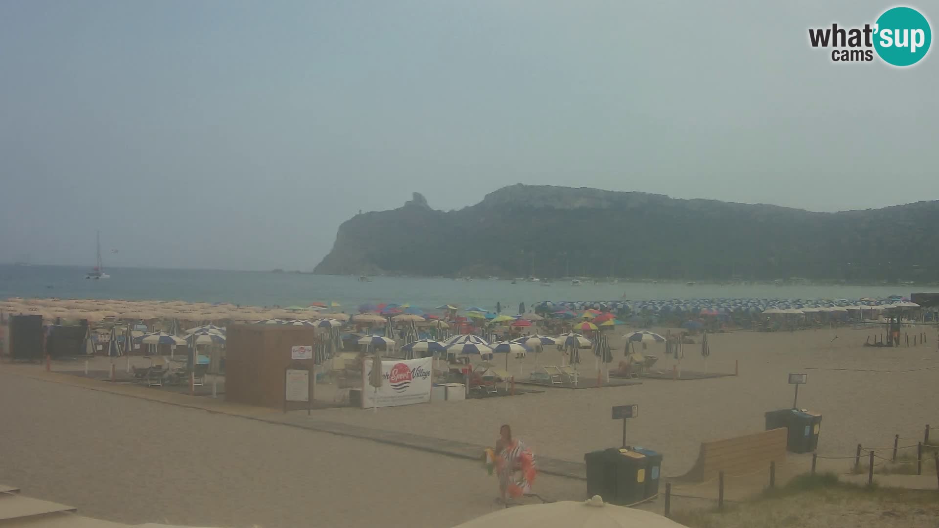 Poetto Strand Webcam | Cagliari | Sardinien
