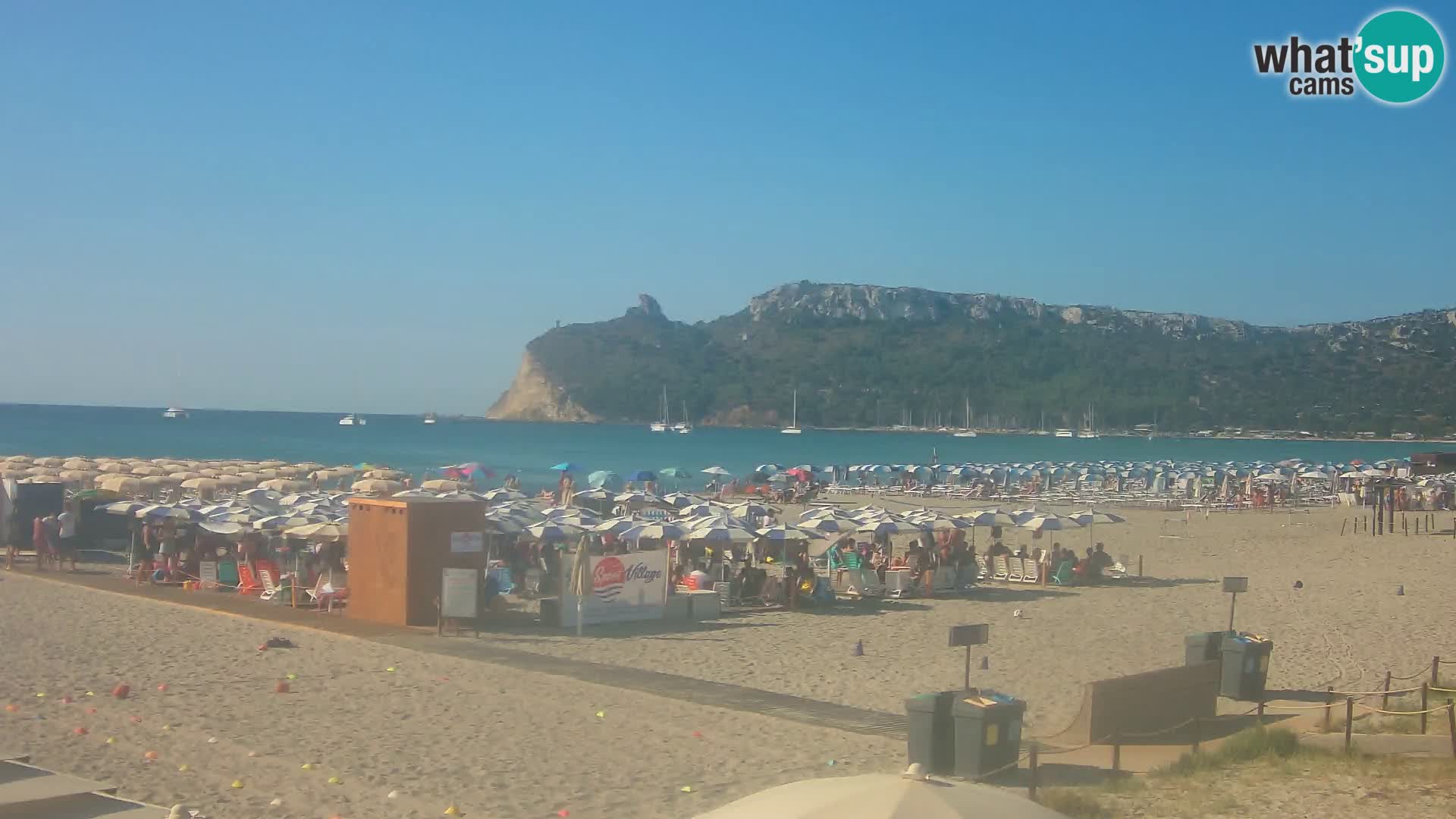 Poetto beach webcam | Cagliari | Sardinija