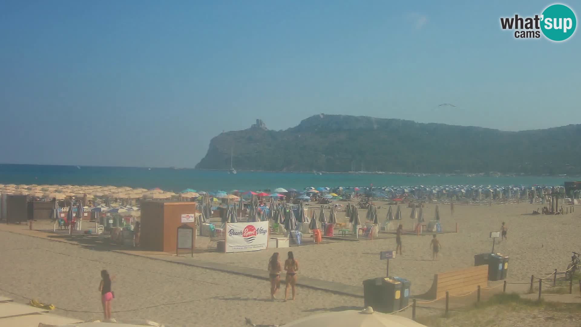 Poetto beach webcam | Cagliari | Sardinija