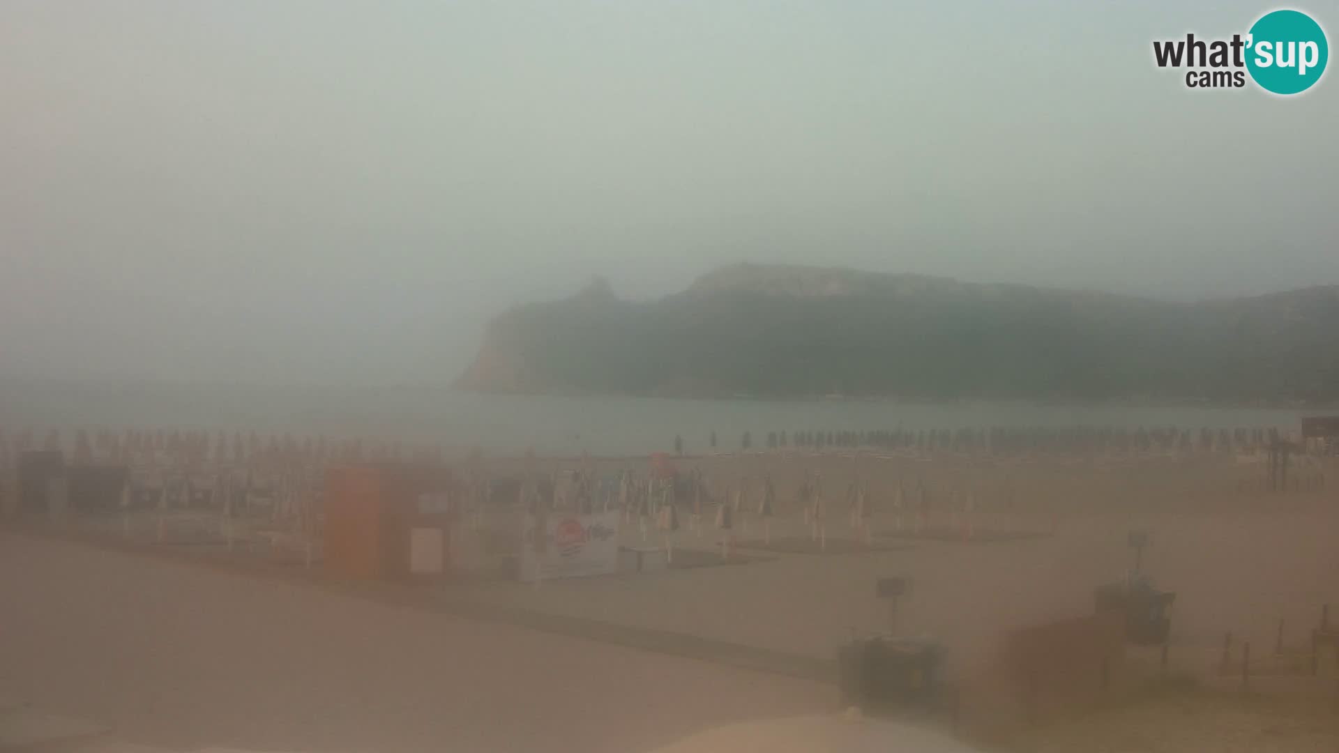 Poetto beach webcam | Cagliari | Sardinija