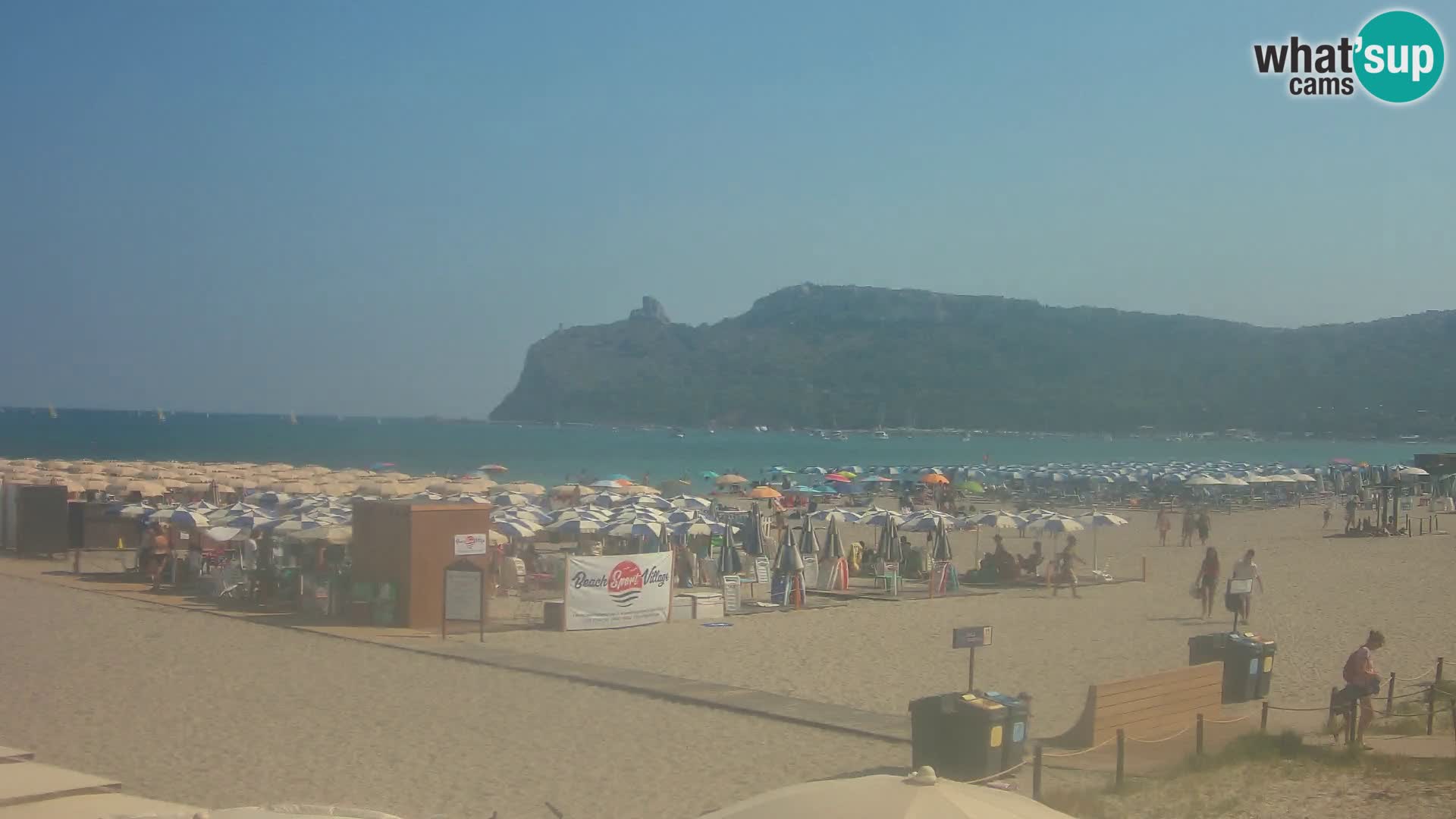 Poetto beach webcam | Cagliari | Sardinija