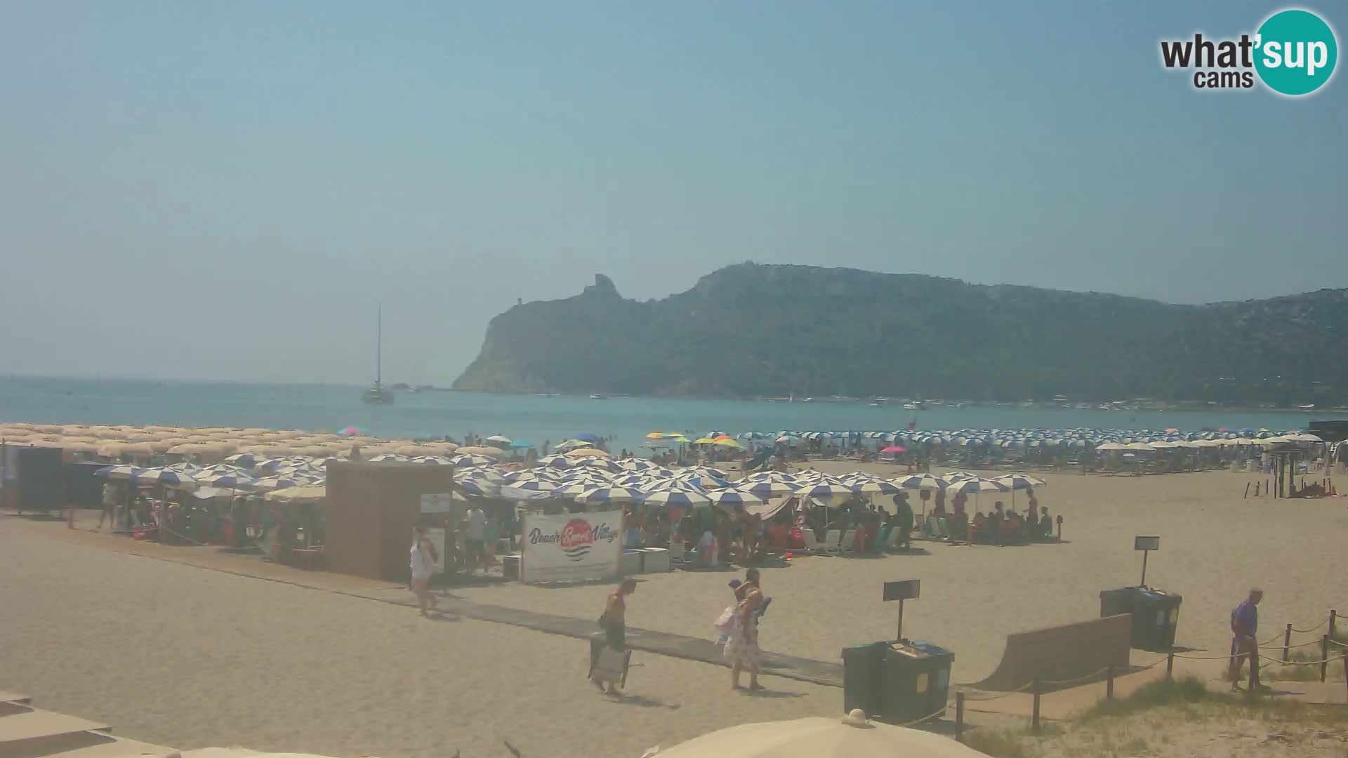 Poetto beach webcam | Cagliari | Sardinia