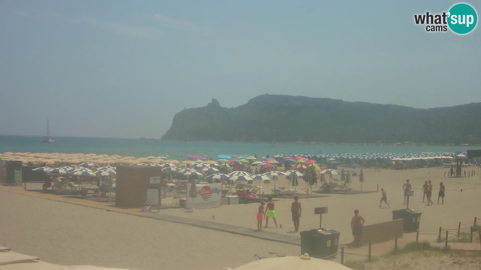 Poetto beach webcam | Cagliari | Sardinia