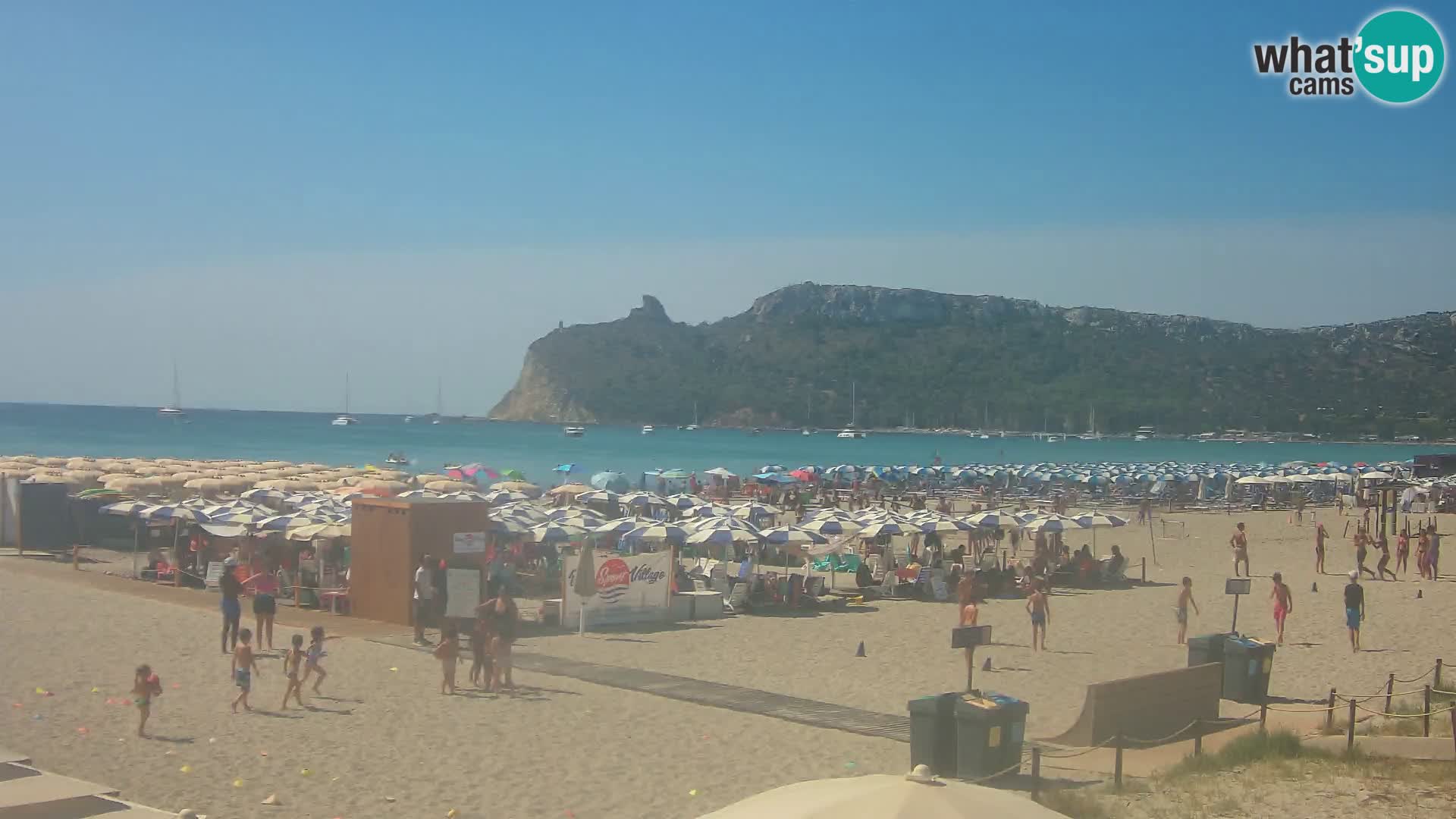 Poetto beach webcam | Cagliari | Sardinija