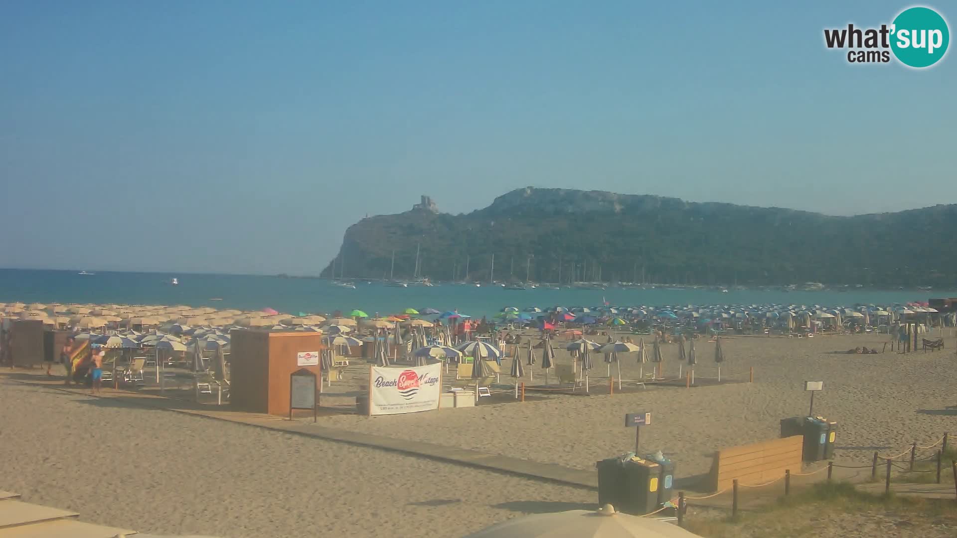 Poetto beach webcam | Cagliari | Sardinia