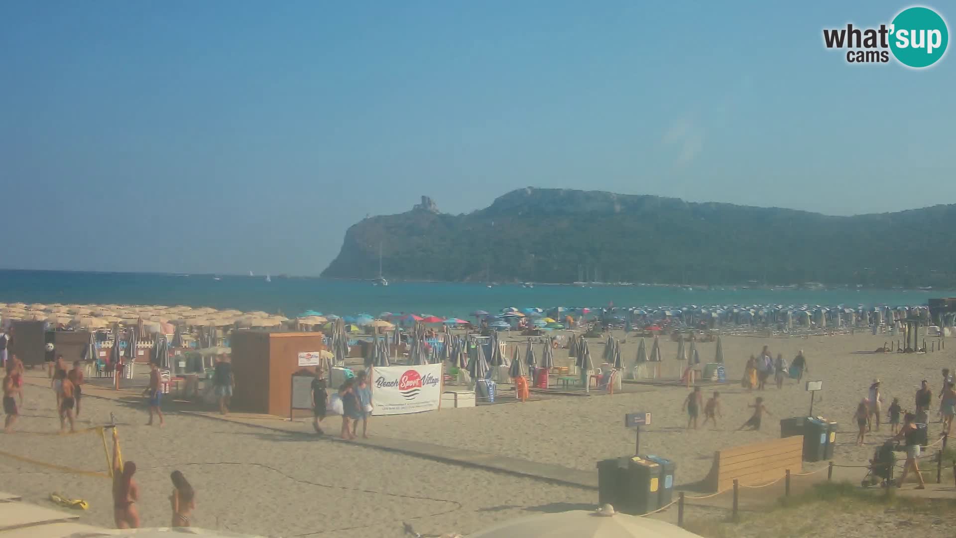 Poetto beach webcam | Cagliari | Sardinia