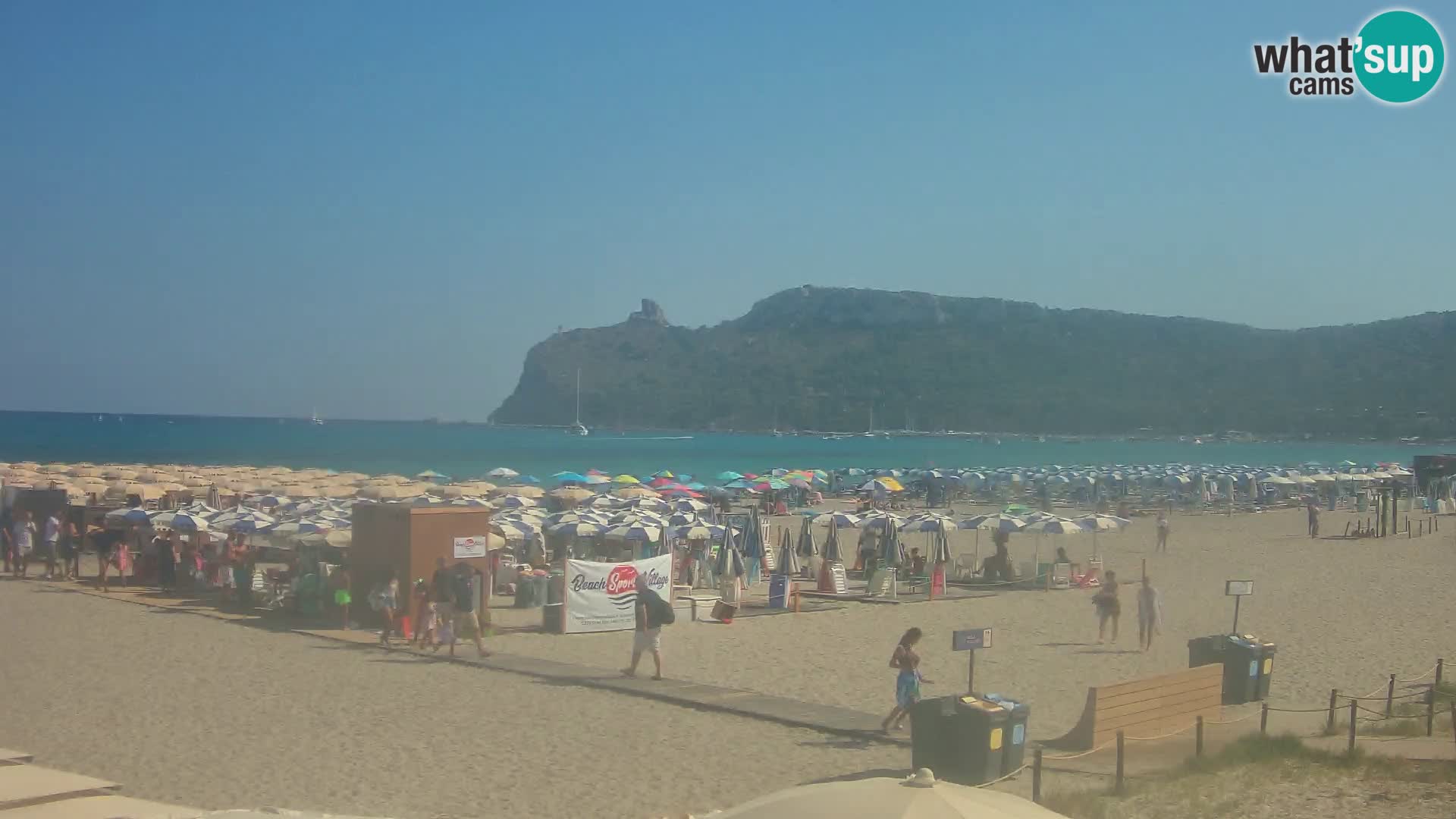 Poetto beach webcam | Cagliari | Sardinia