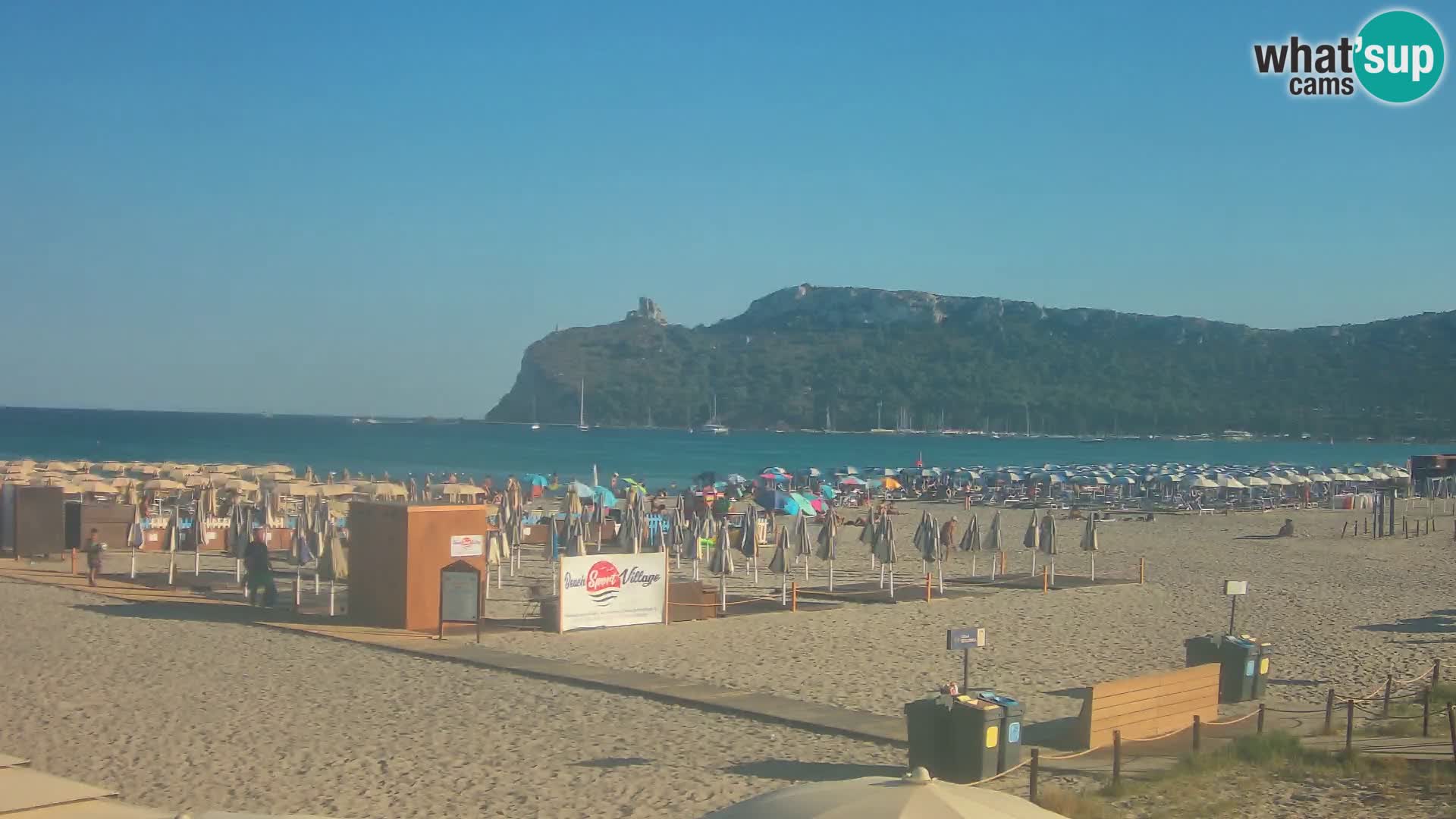 Poetto beach webcam | Cagliari | Sardinija