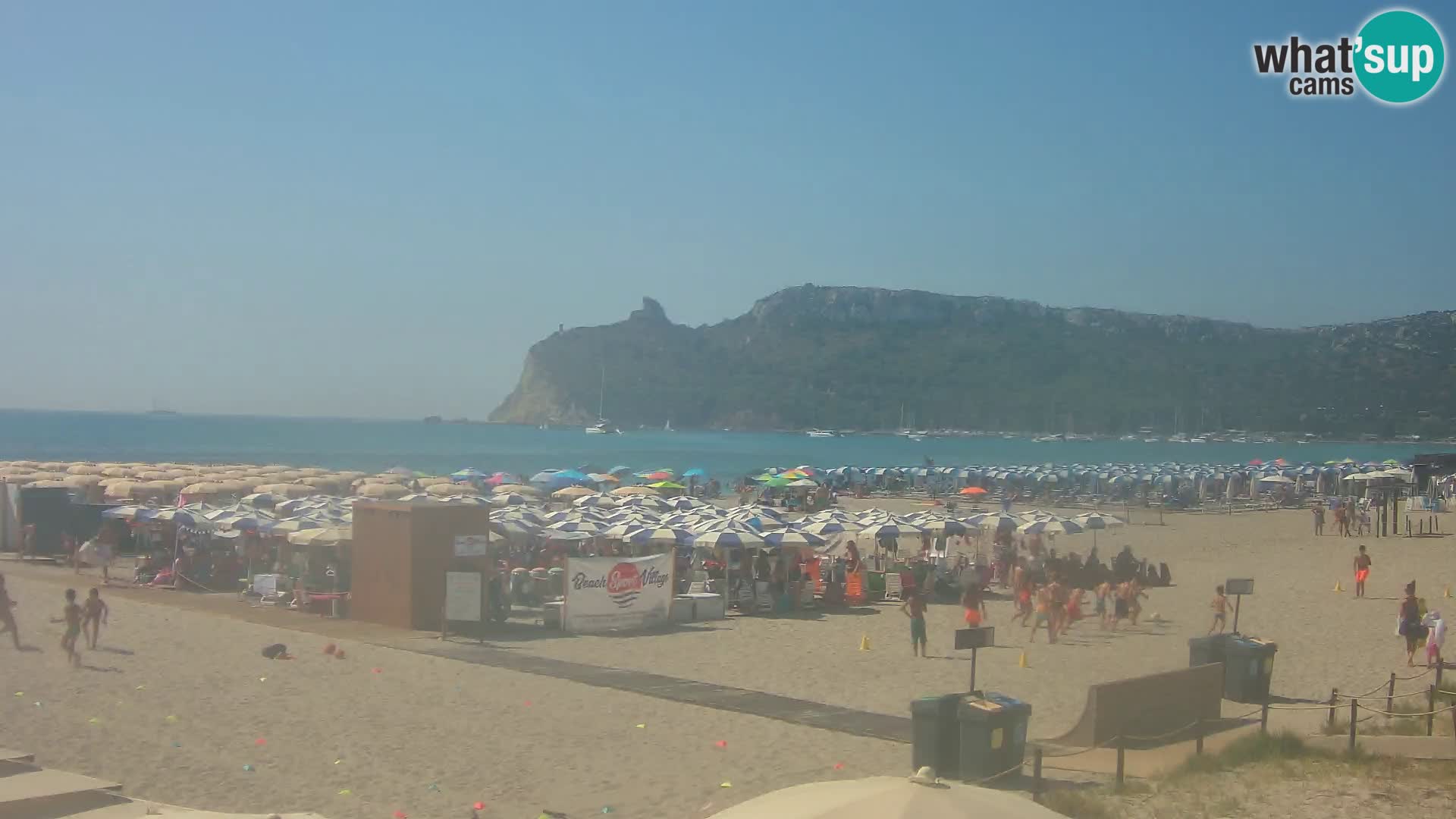 Poetto beach webcam | Cagliari | Sardinija