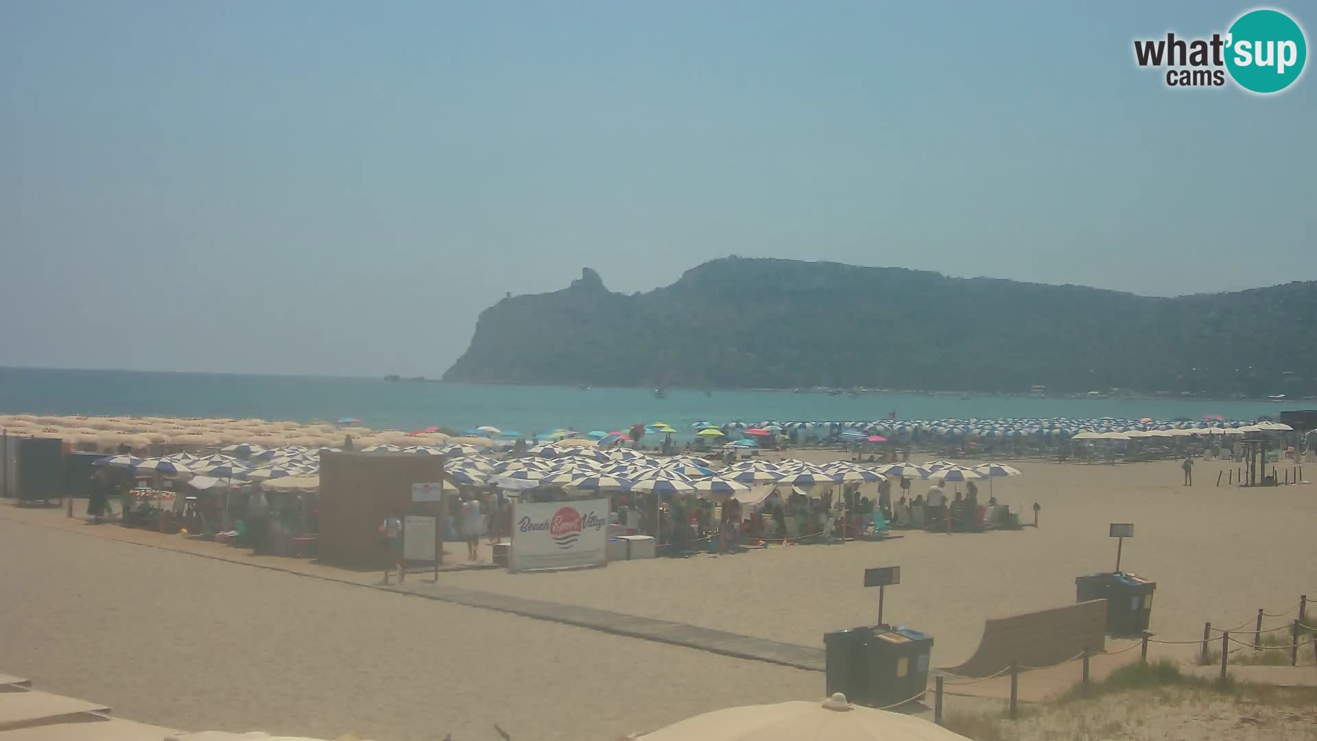 Webcam plage de Poetto | Cagliari | Sardaigne