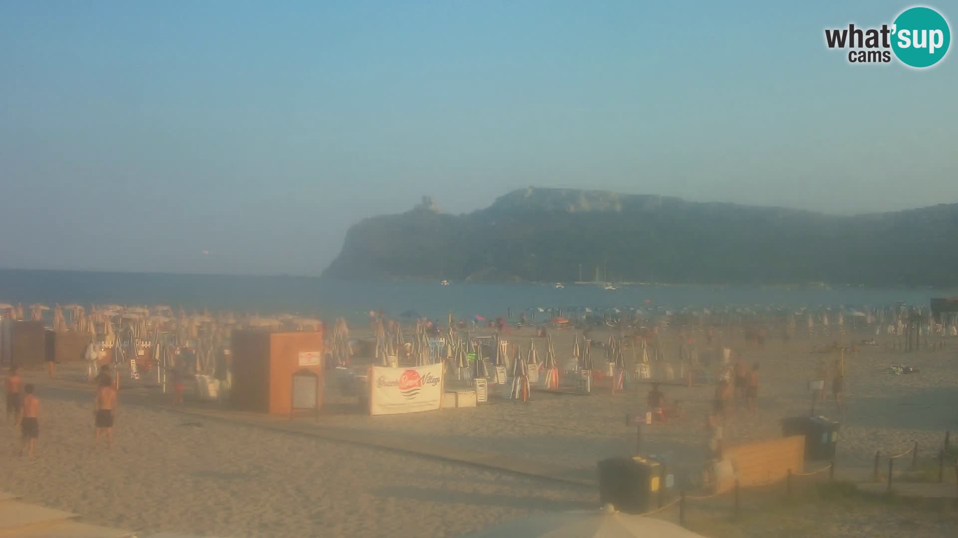 Poetto beach webcam | Cagliari | Sardinija