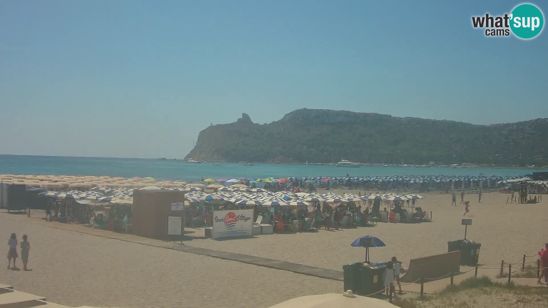 Poetto beach webcam | Cagliari | Sardinija