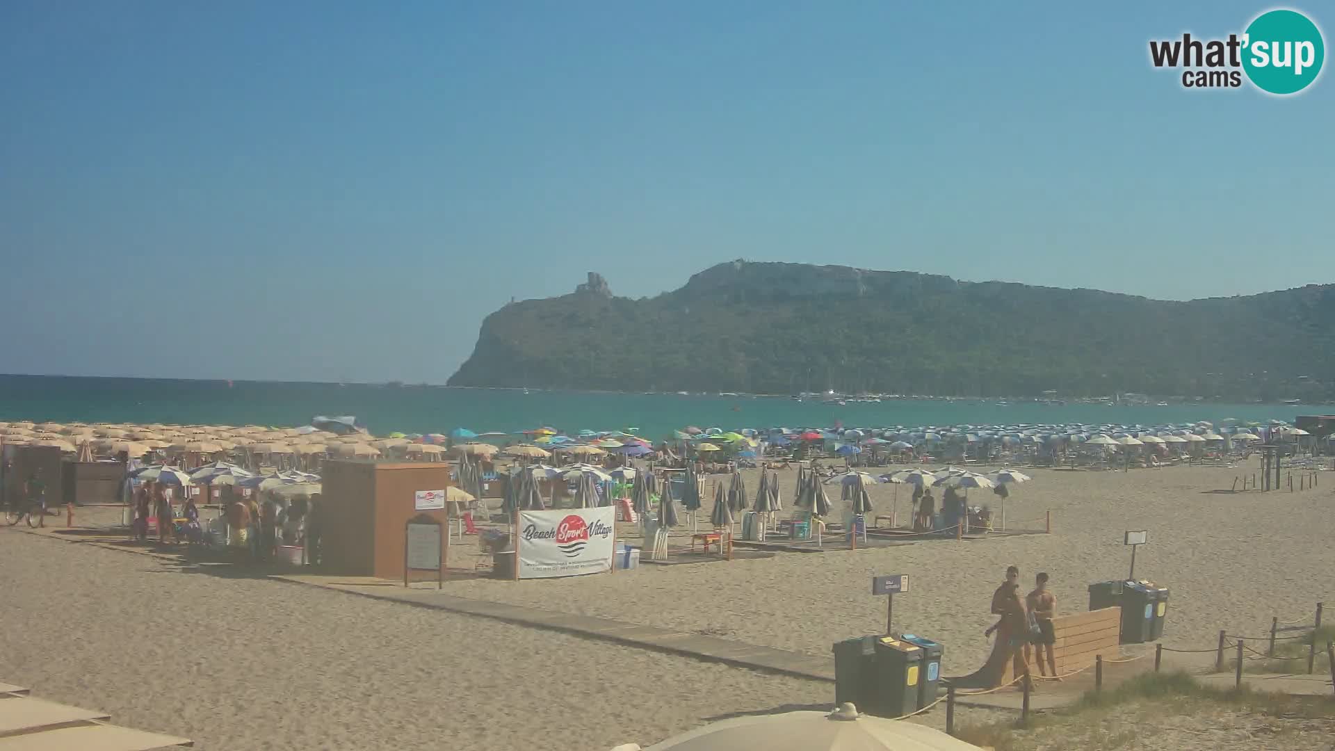 Poetto beach webcam | Cagliari | Sardinia