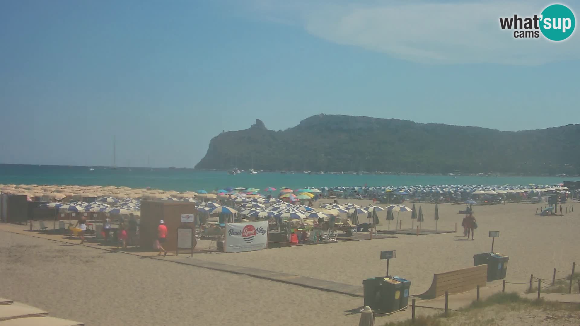 Webcam plage de Poetto | Cagliari | Sardaigne