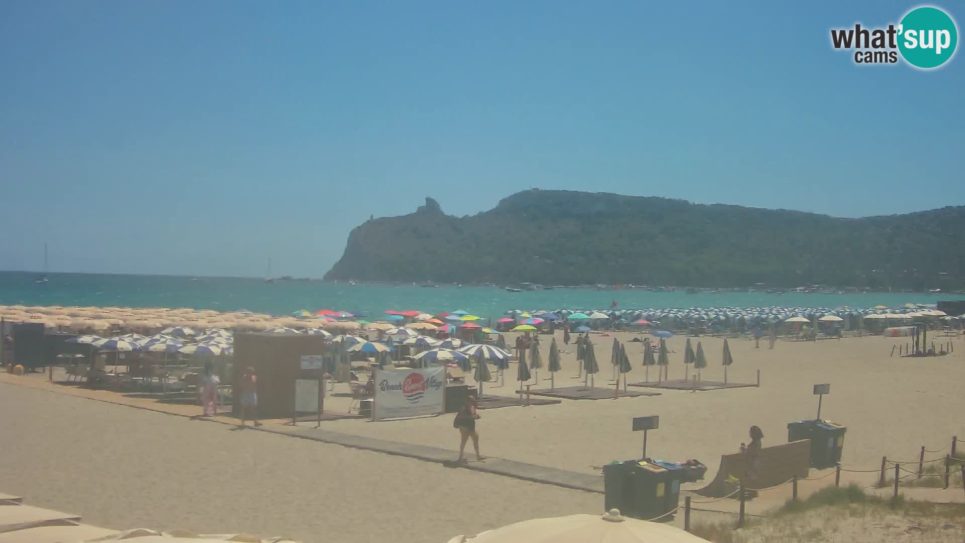 Webcam plage de Poetto | Cagliari | Sardaigne