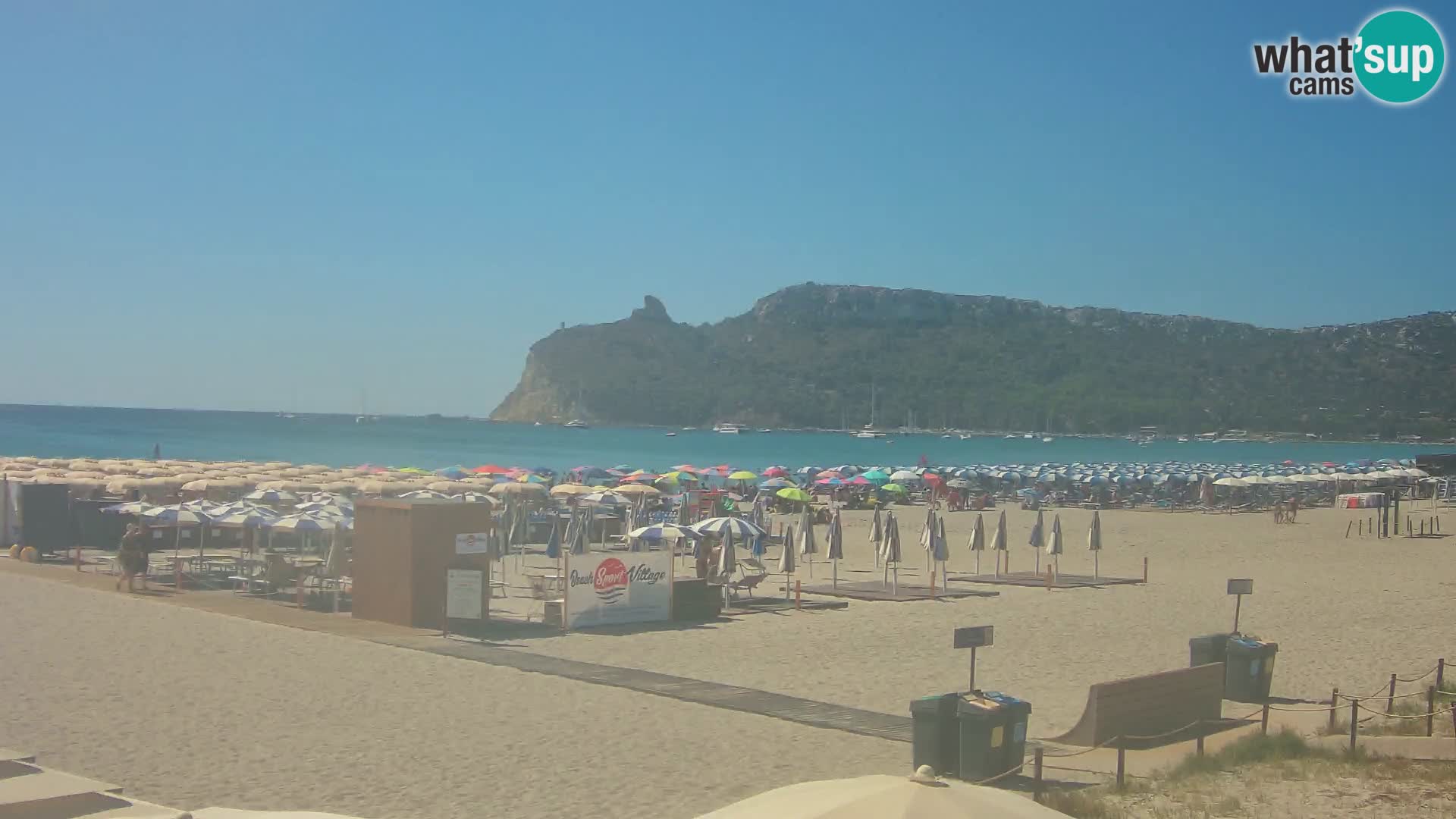 Webcam plage de Poetto | Cagliari | Sardaigne