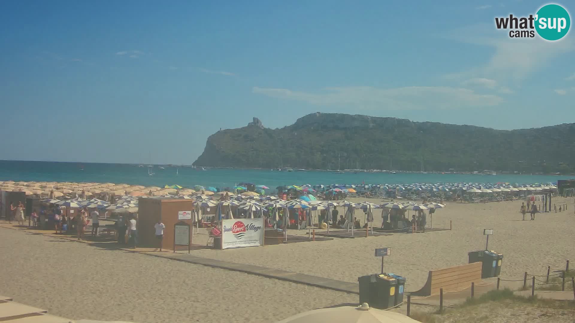 Poetto Strand Webcam | Cagliari | Sardinien