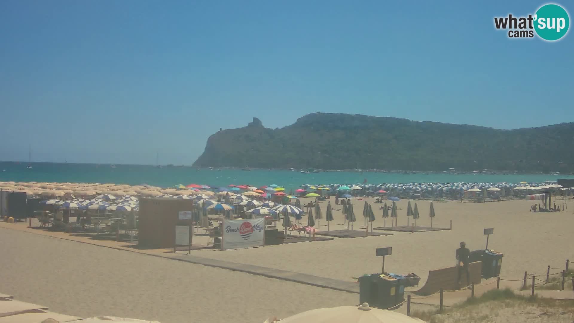 Poetto Strand Webcam | Cagliari | Sardinien