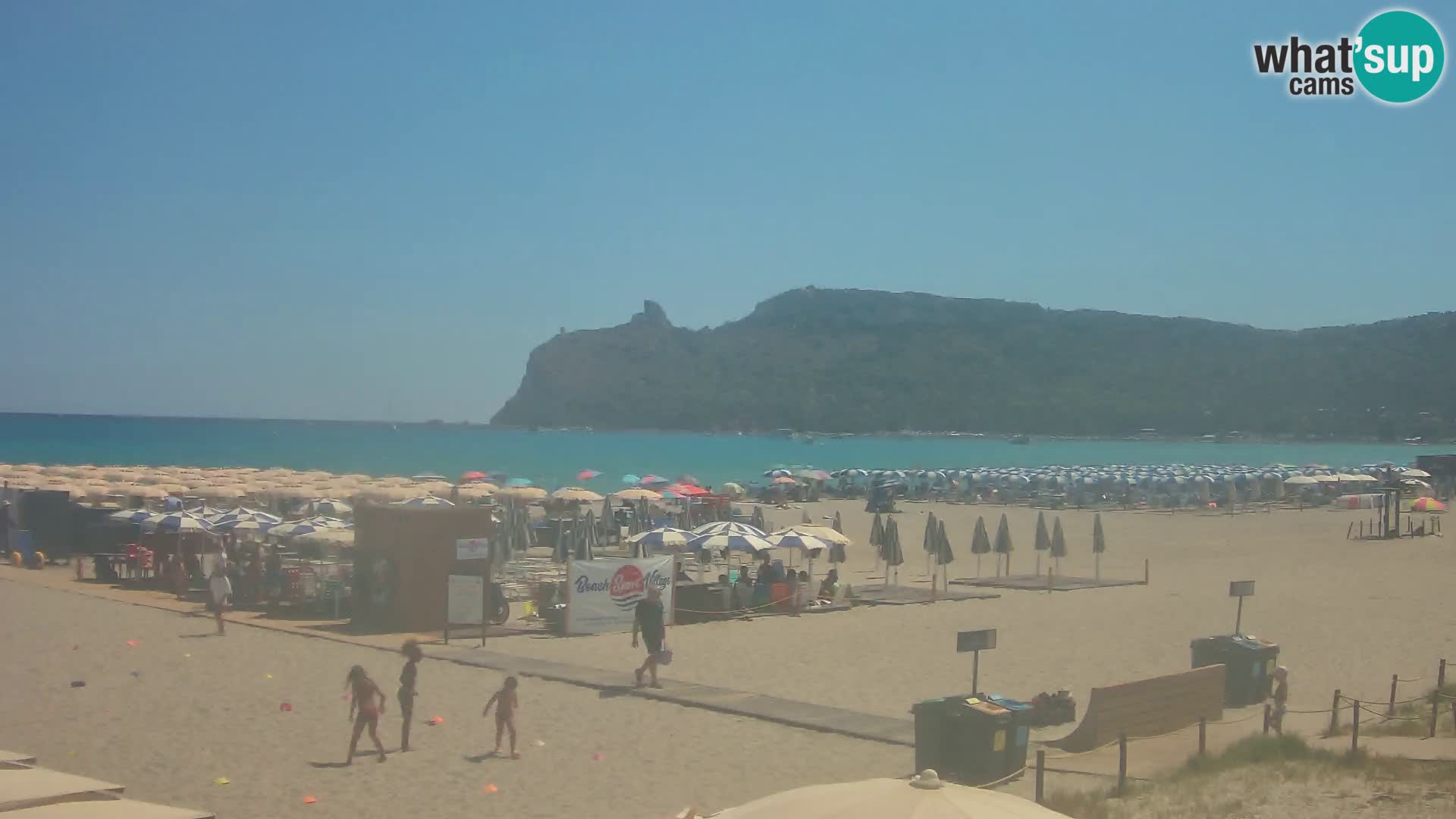 Webcam plage de Poetto | Cagliari | Sardaigne