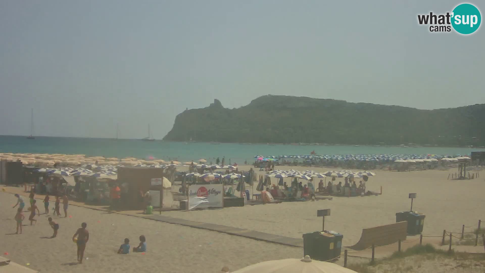 Webcam plage de Poetto | Cagliari | Sardaigne